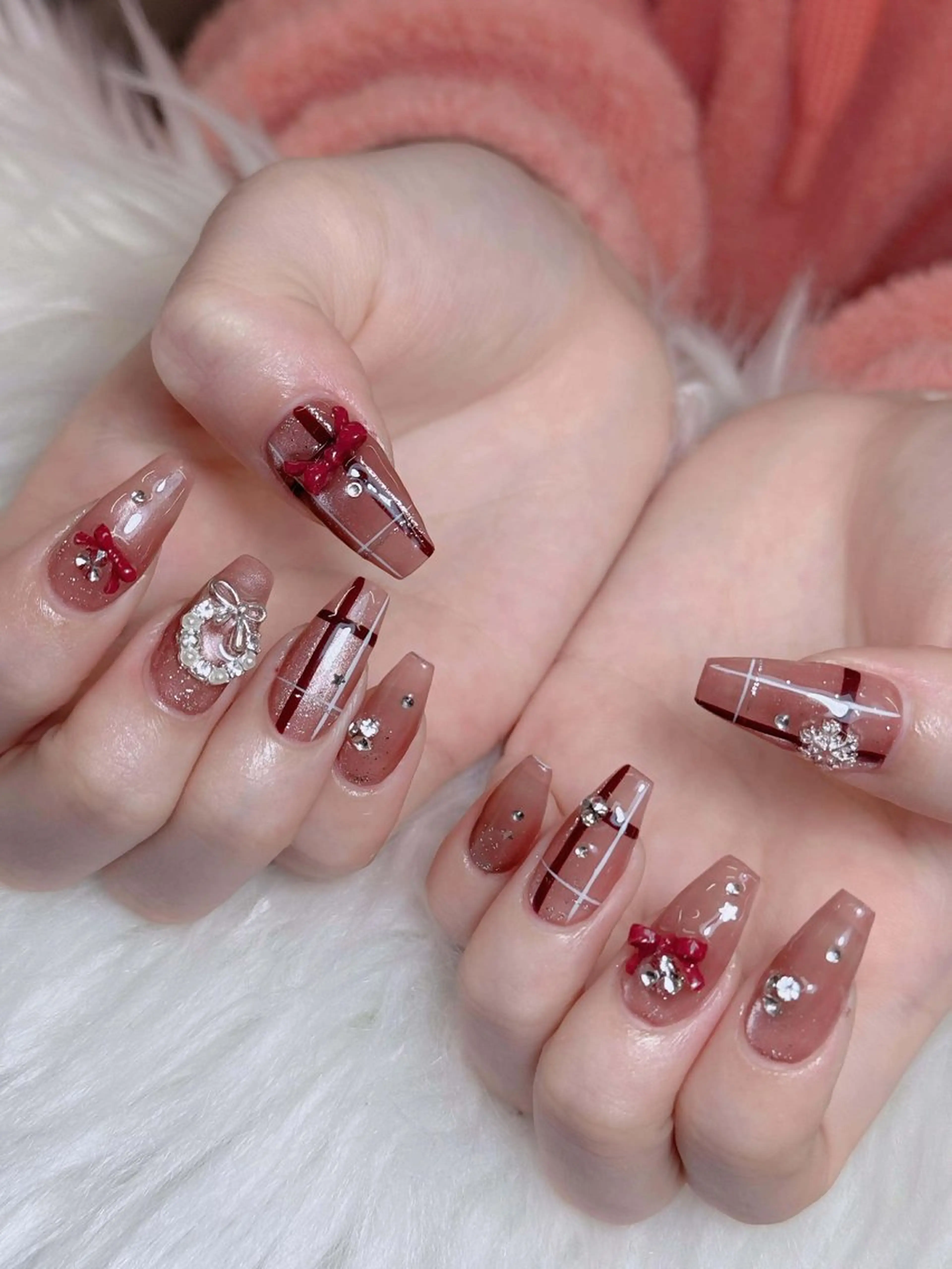 ネイル オーロラネイル チークネイル フットネイル フレンチネイル 韓国ネイル ハンドネイル Lumi Nailのネイルデザイン