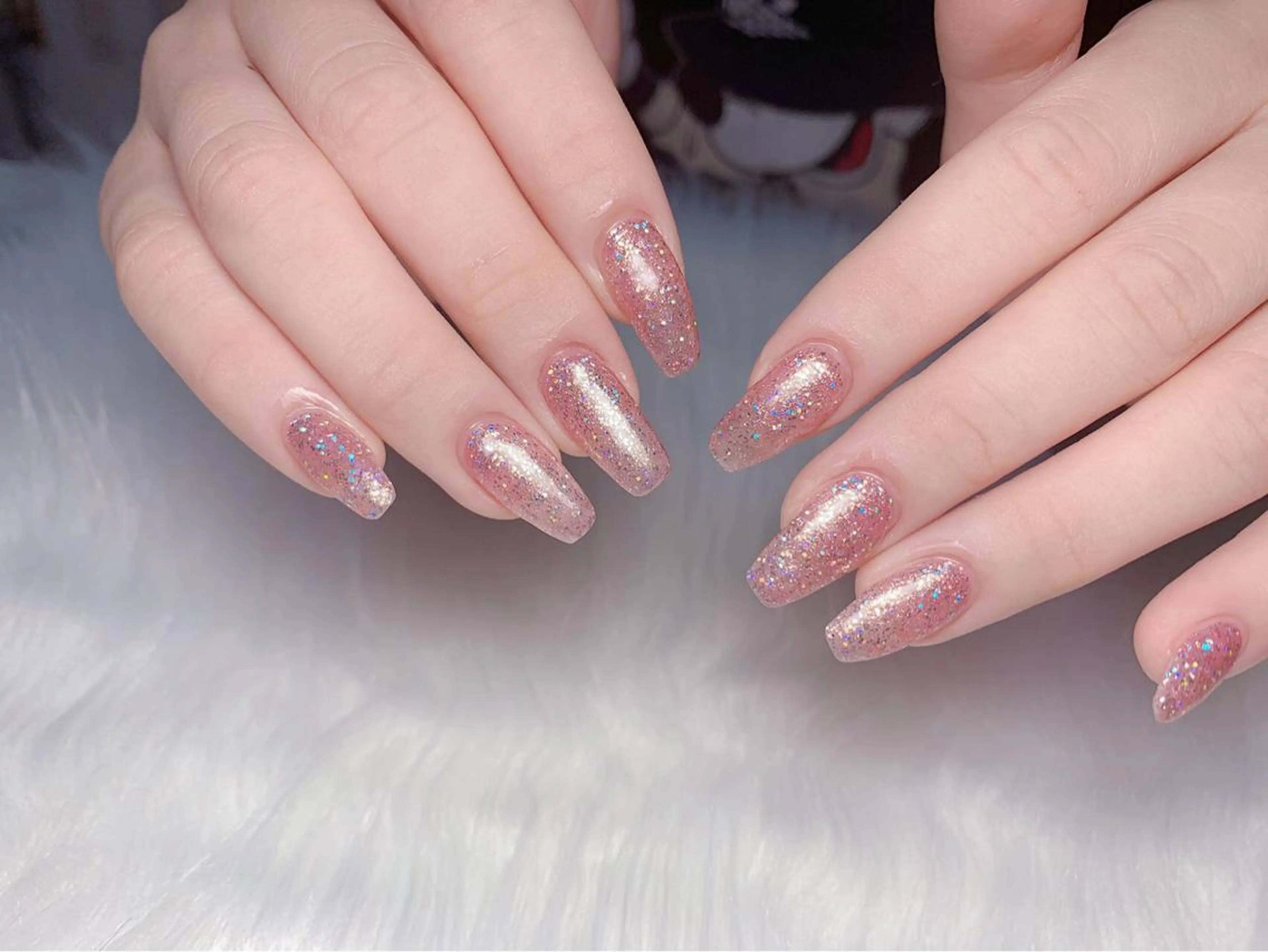 移転特別限定キャンペーン【チップ長さ出し】ハンド★10本チップ長さ出し＋ワンカラーorラメグラ¥8380→¥6380の写真