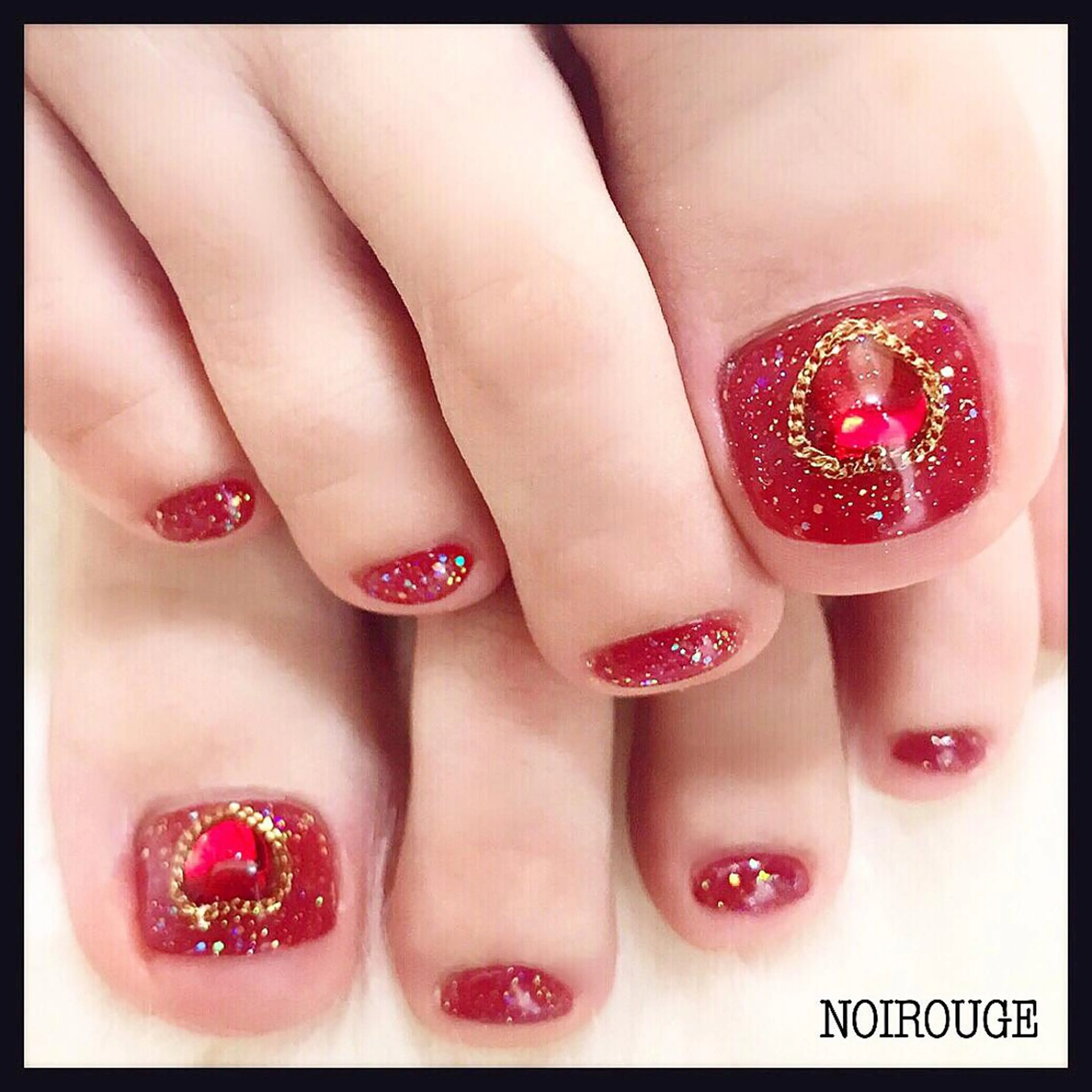 ネイル フットネイル NOIROUGE所属・NOI ROUGEのネイルデザイン