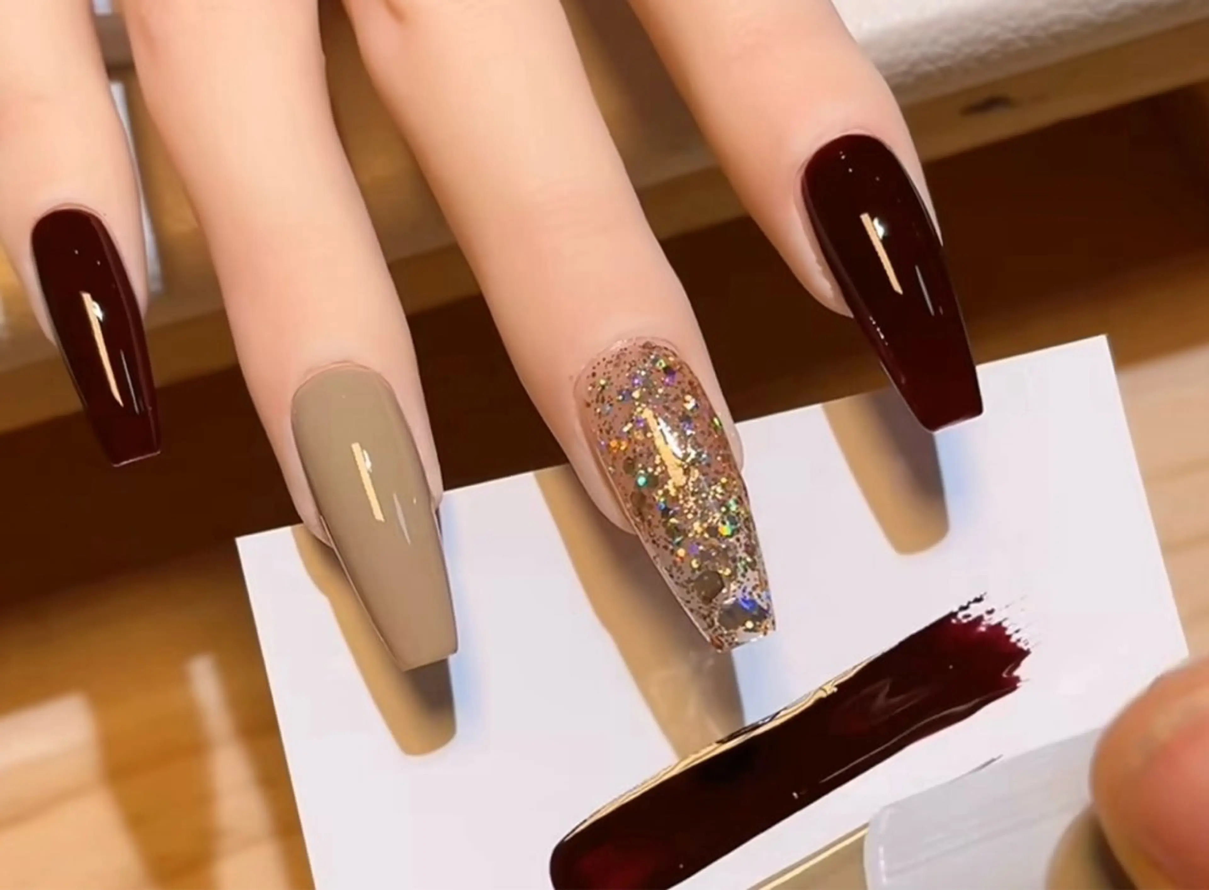 ネイル ワンカラーネイル ネイルチップ 米澤 ハナユキのネイルデザイン