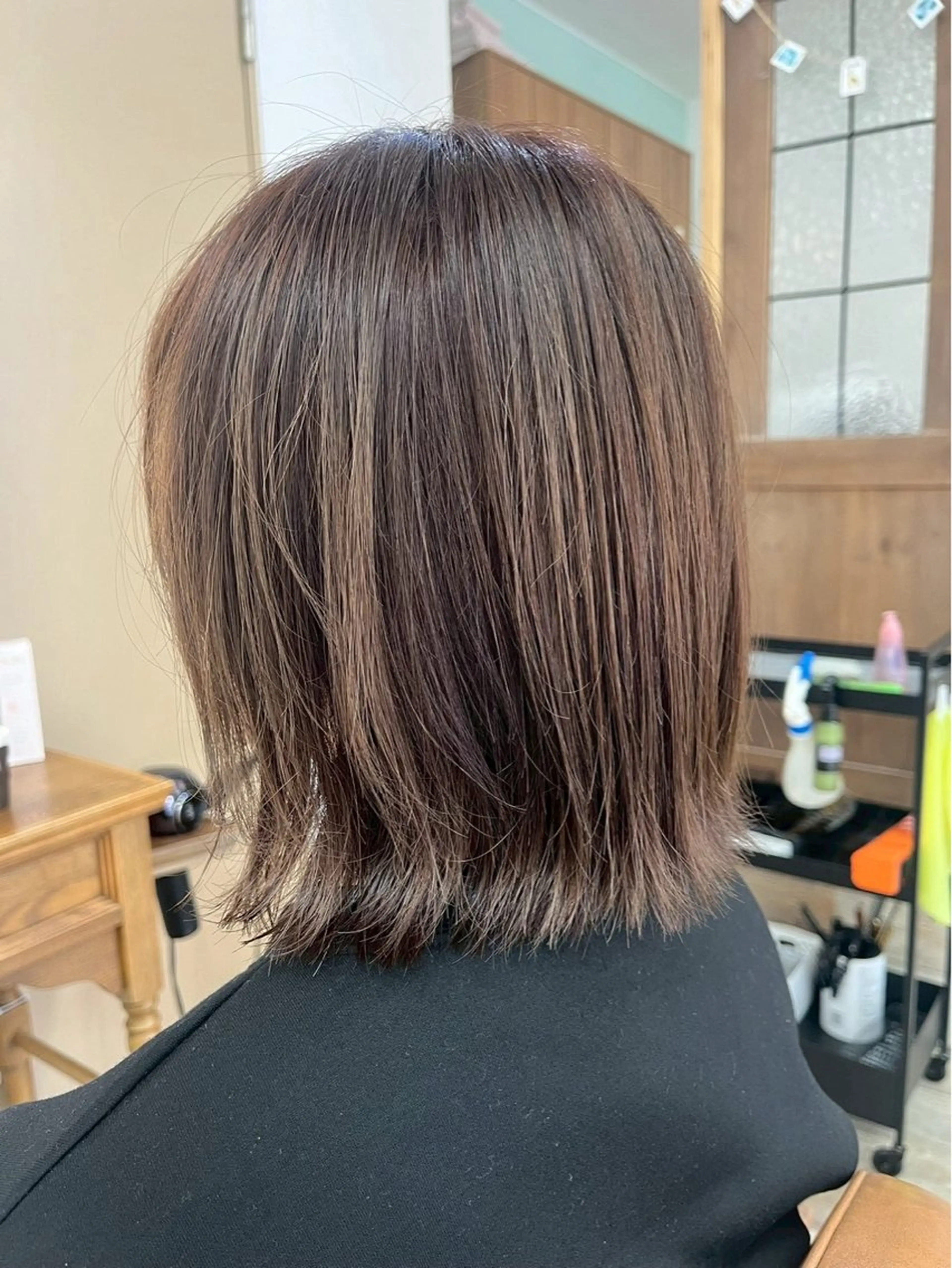 ミディアム ヘアカラー 緒方 翔汰👑のヘアスタイル