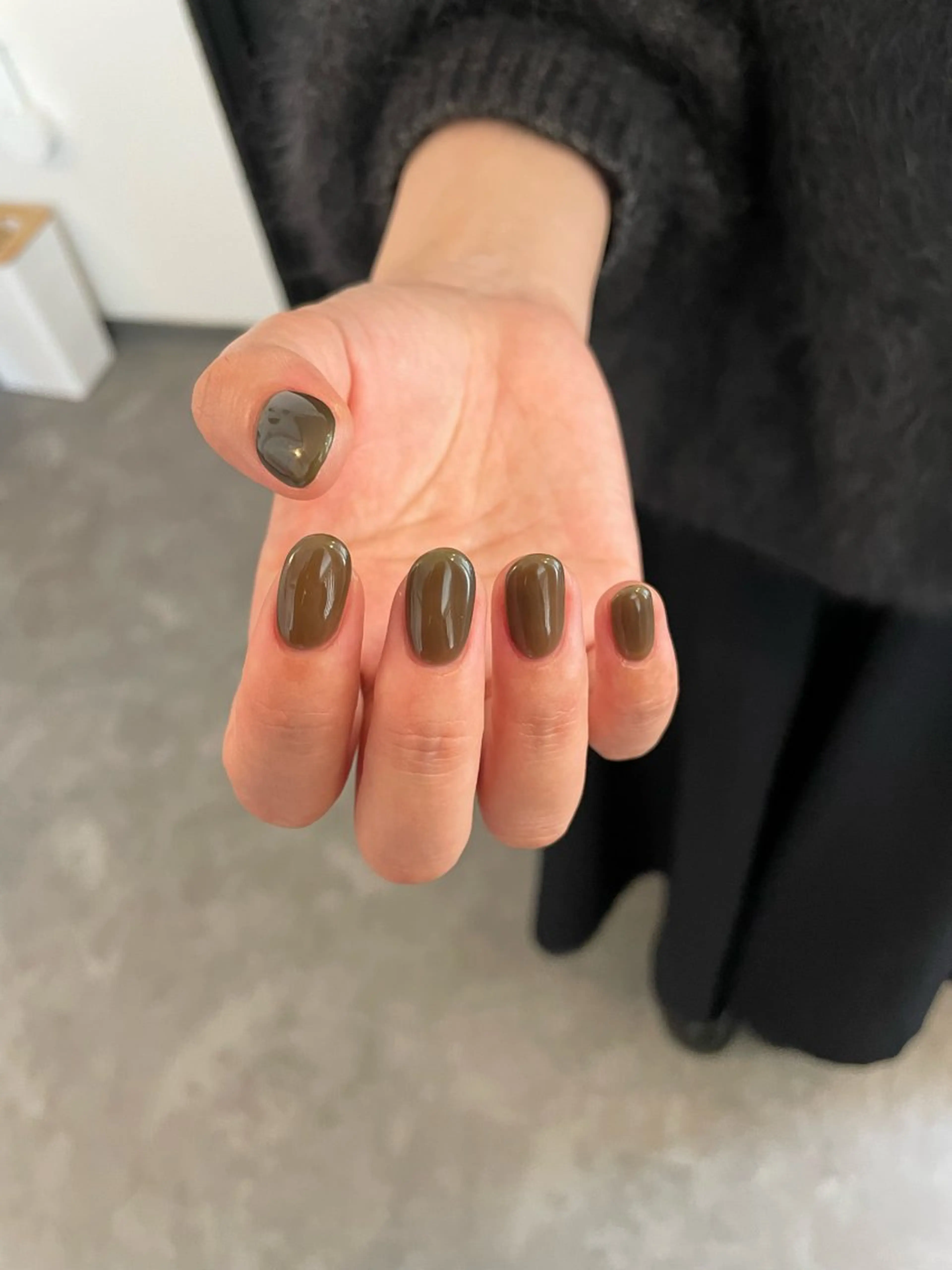 ネイル グリーン ハンドネイル roof nailのネイルデザイン