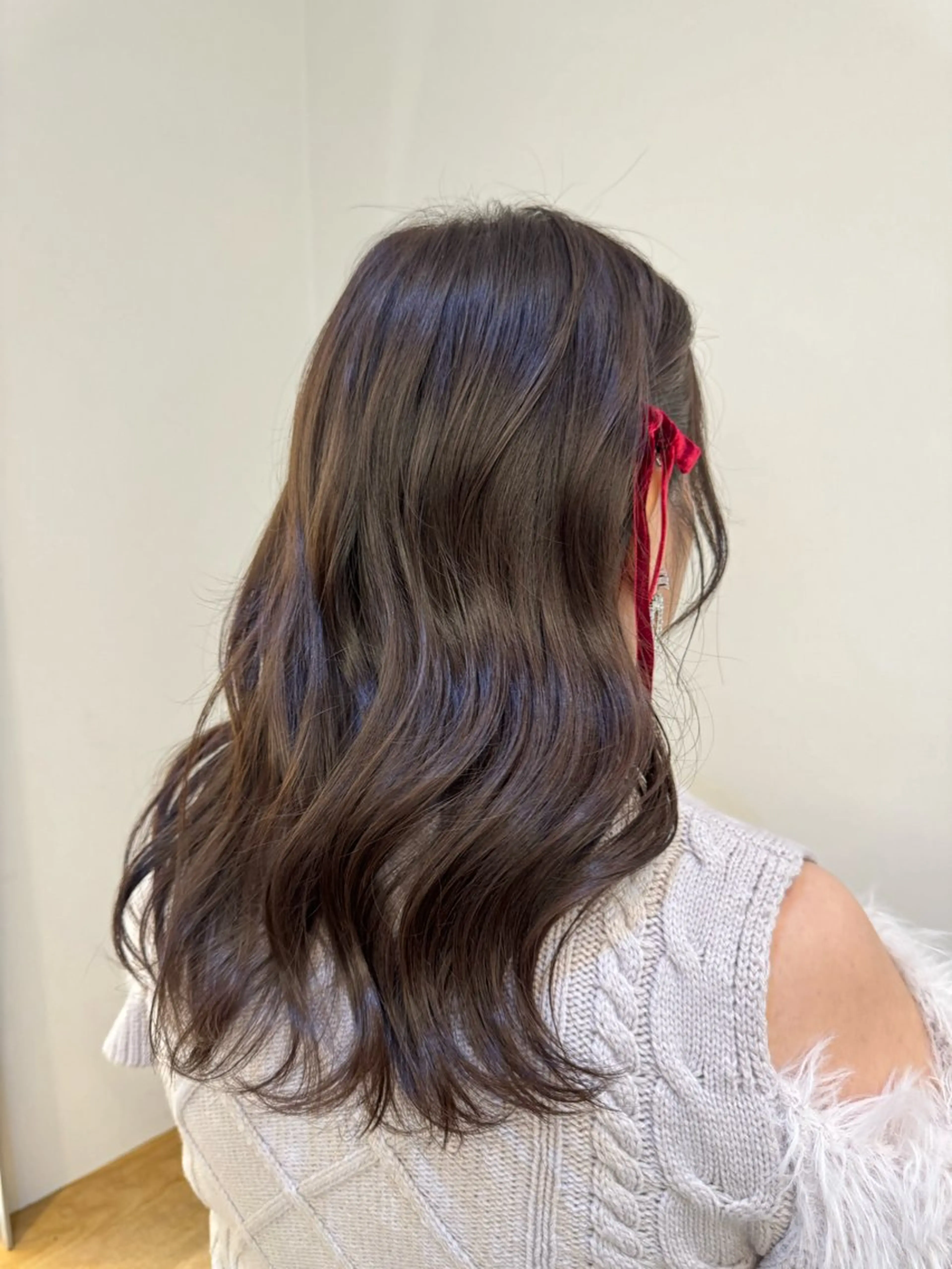 セミロング アッシュ ヘアカラー トリートメント ♡可愛い艶髪特化♡ 艶髪先生のヘアスタイル