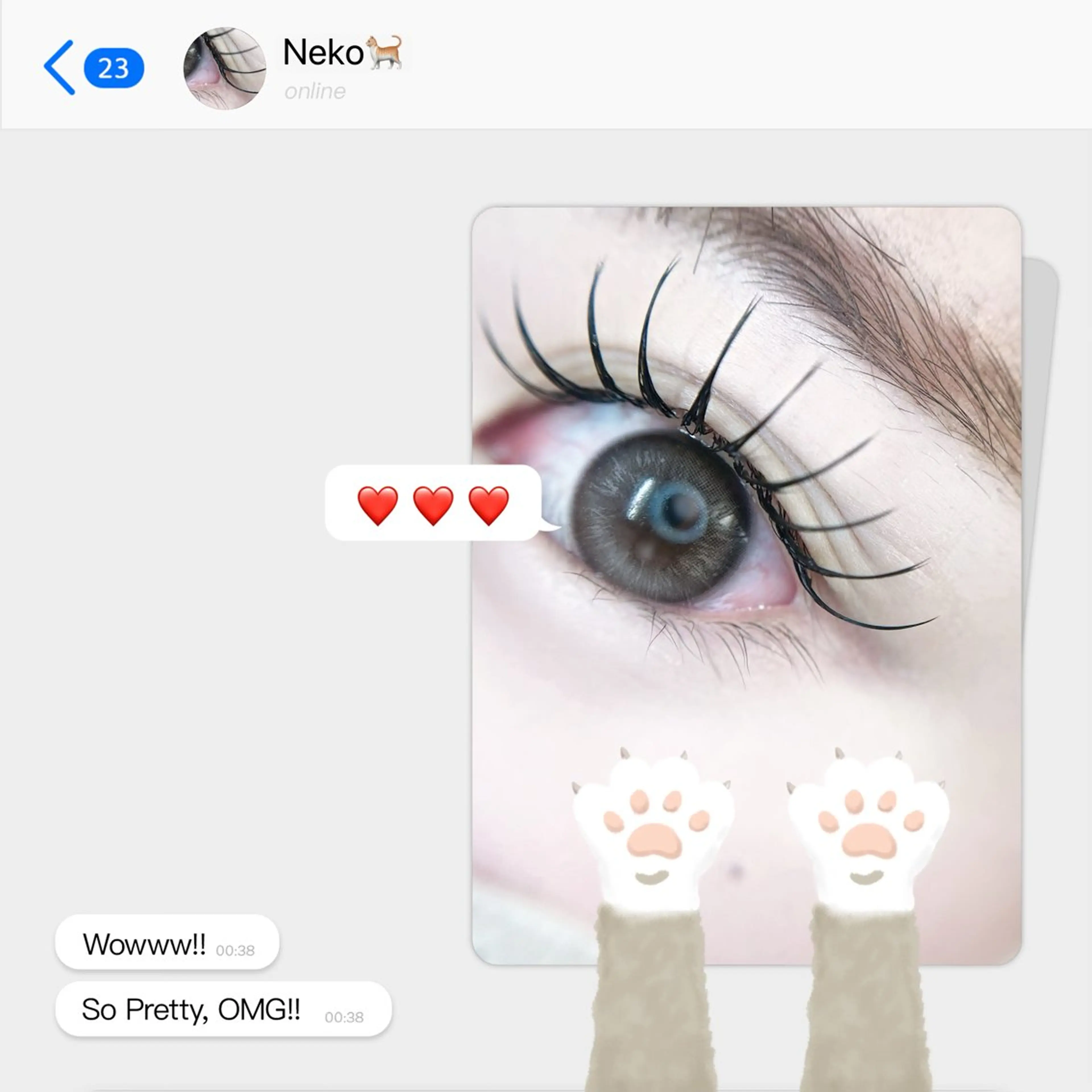 マツエク・マツパ マツエク eyelist. mizuki🐈‍⬛の眉毛・アイブロウイメージ