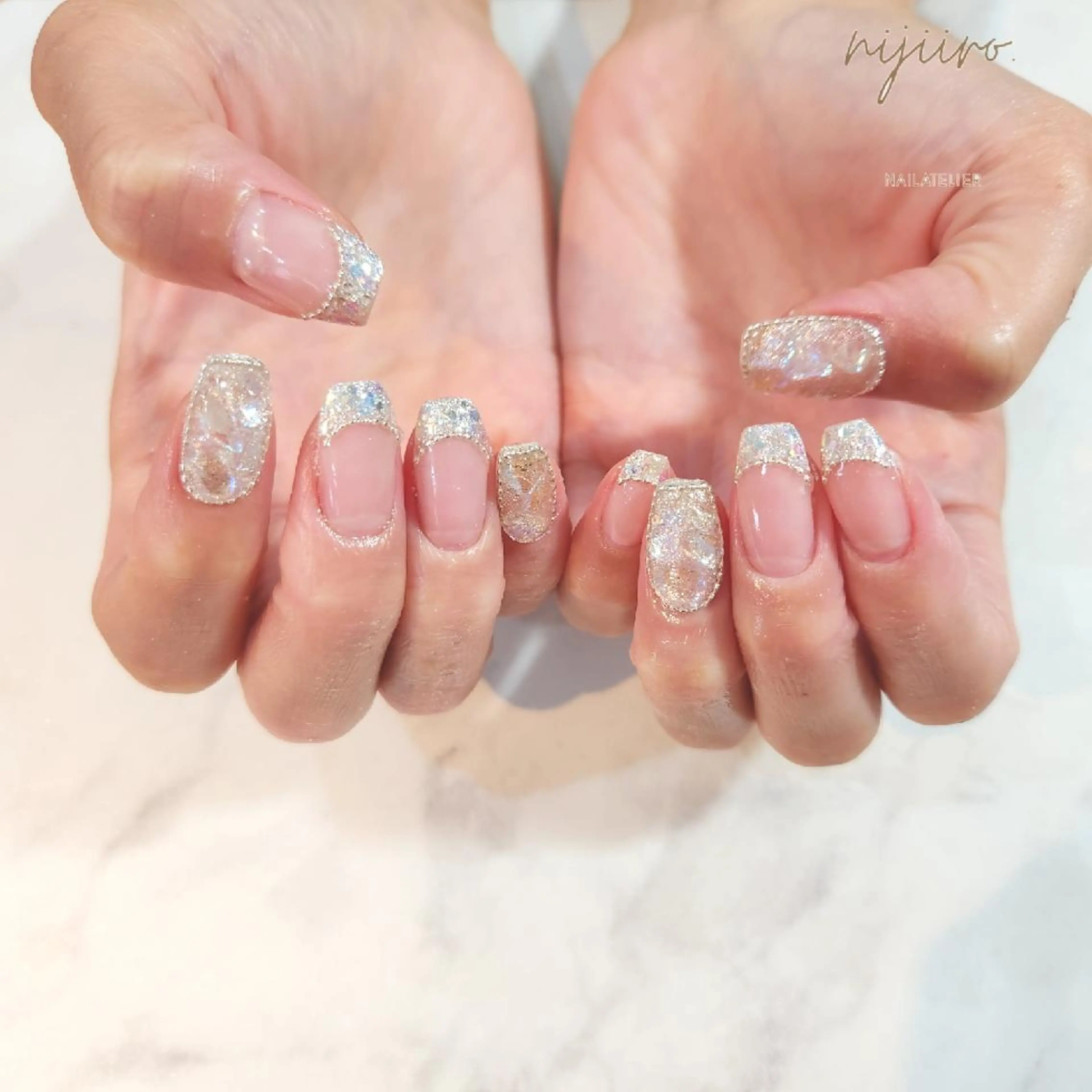 ネイル ハンドネイル nailatelier nijiiro.所属・nijiiro🌈 サトウのネイルデザイン