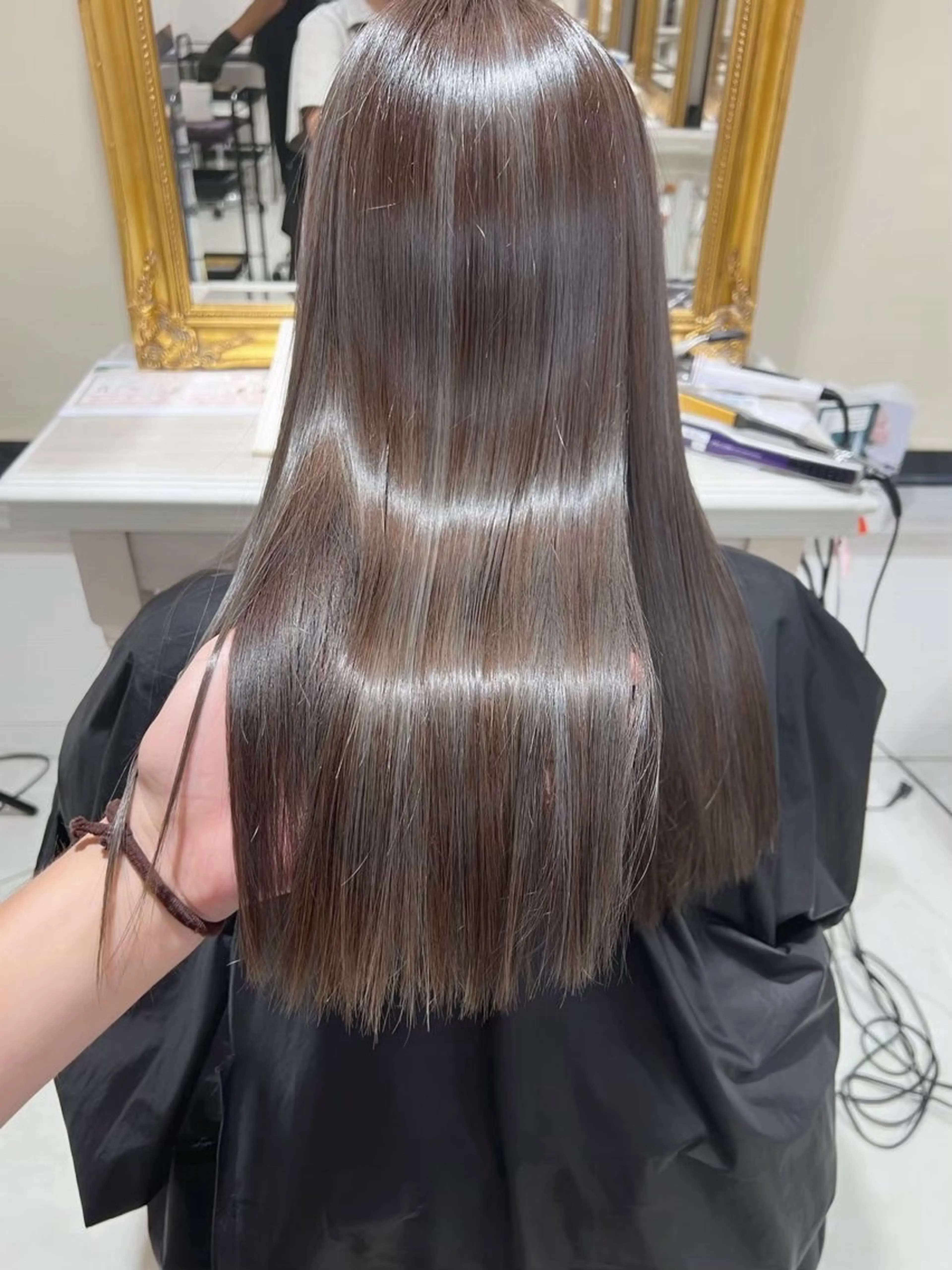 ロング カラー 髪質改善 柔らか質感/髪質改善 ⚡️Ren⚡のヘアスタイル