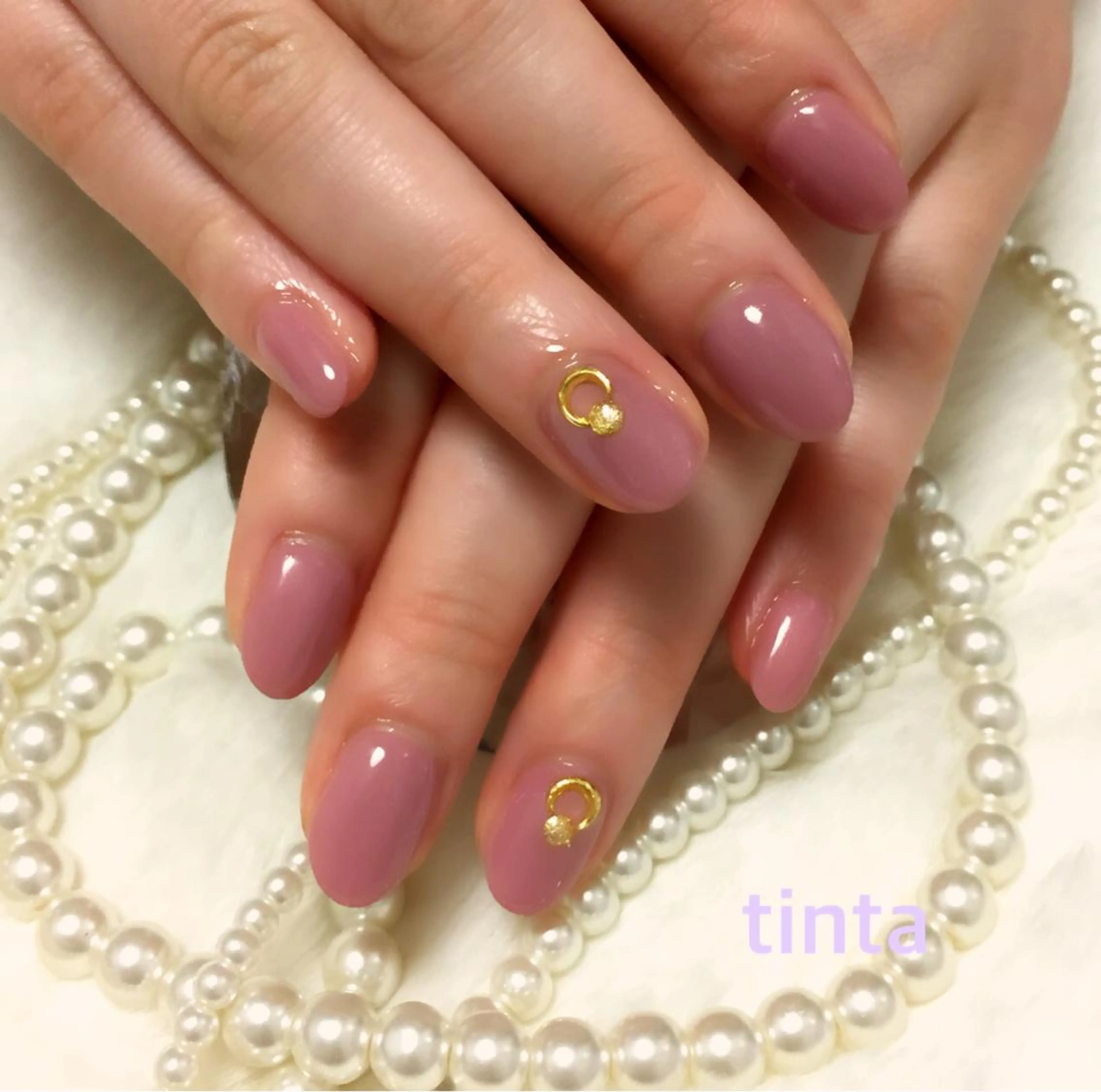 ネイル 春ネイル ネイルサロン ティンタ所属・馬場 典子のネイルデザイン