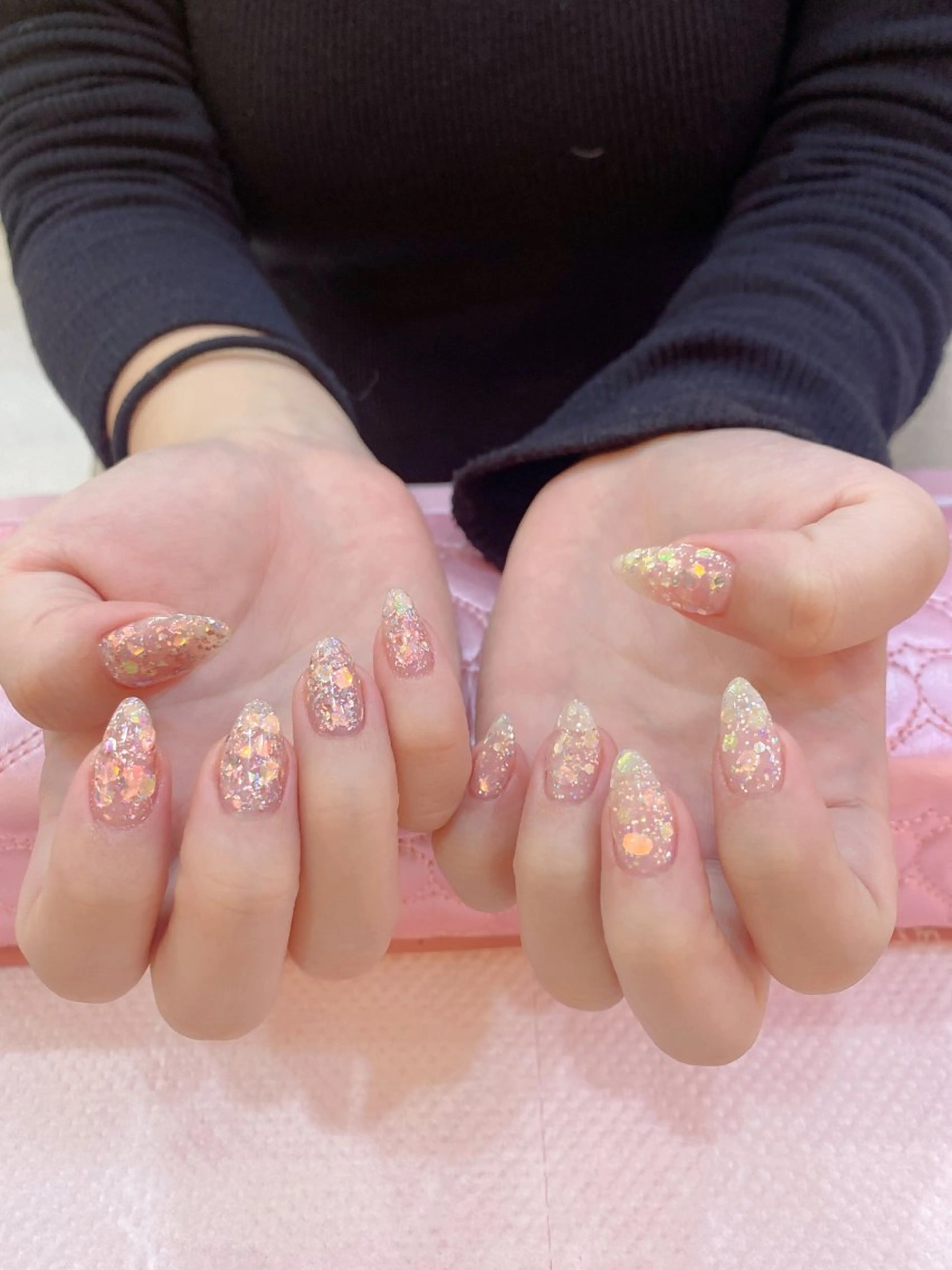 カラー ハンドネイル Nikoネイルサロン中野店所属・merci リカのネイルデザイン