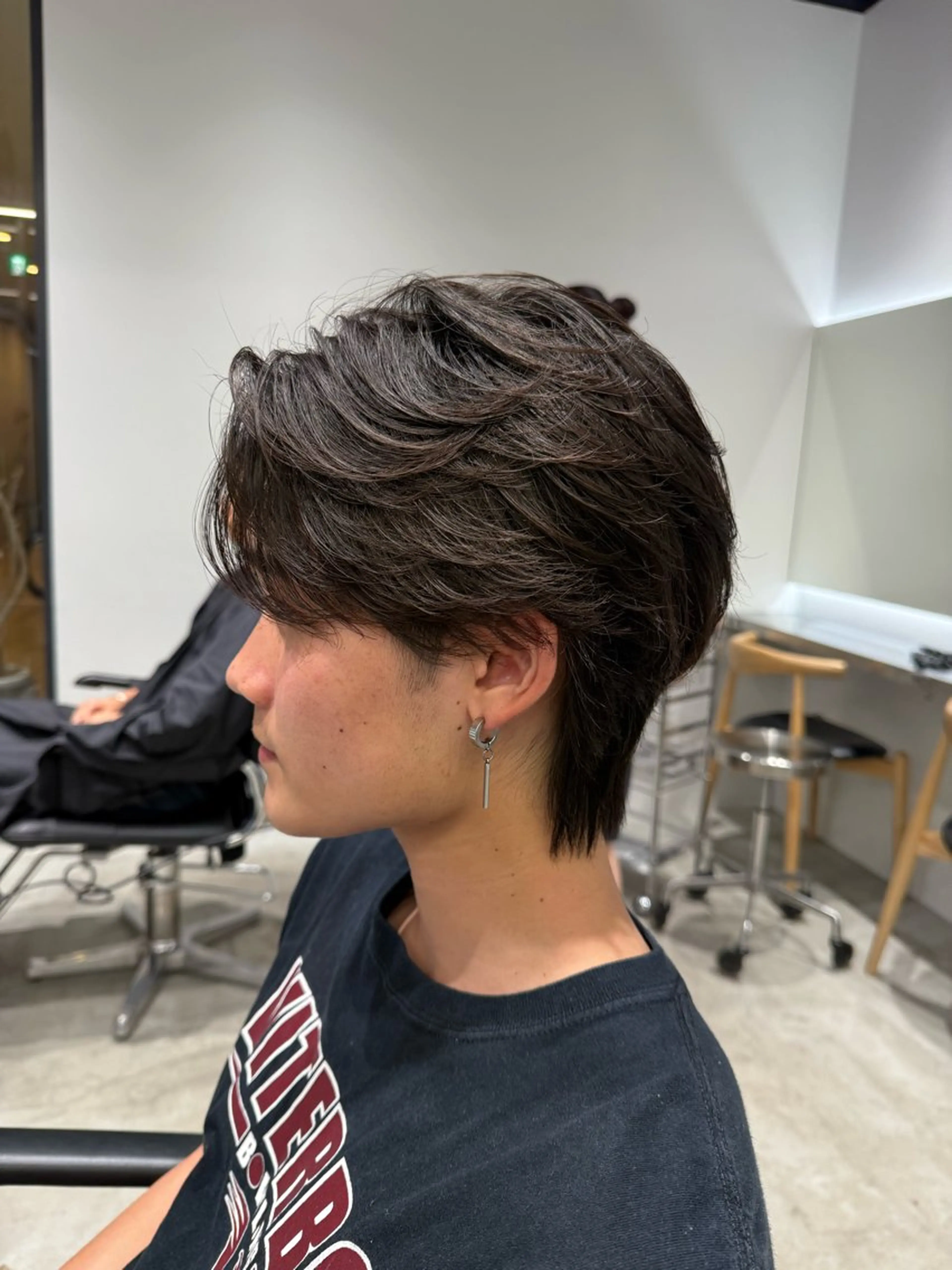 ミディアム パーマ メンズ ミディアムパーマ フェザーパーマ メンズパーマ fifth天神大名メンズサロン(フィフス)所属・fifth天神パーマ 特化/大田宗一朗のヘアスタイル