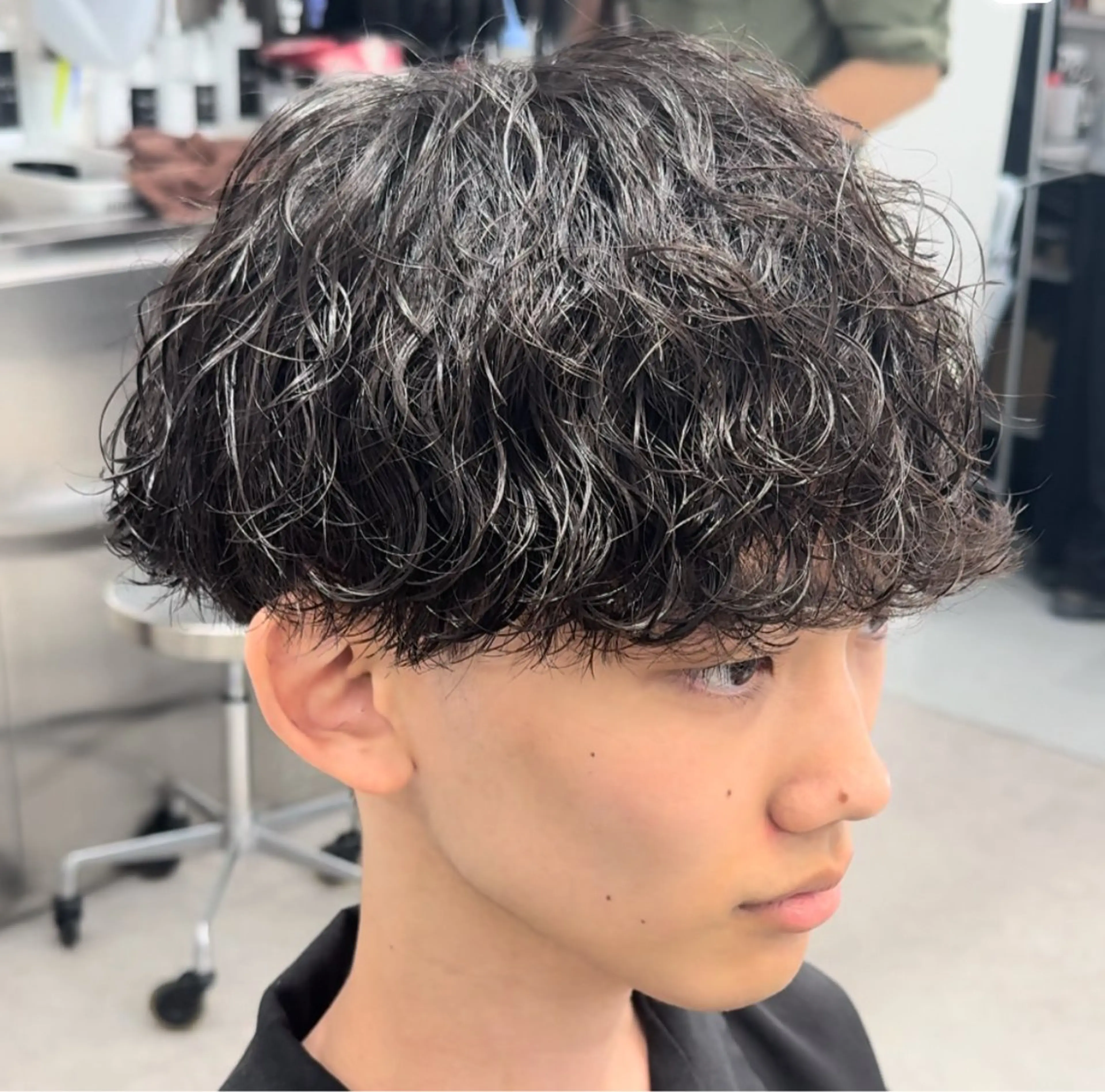 カット➕🌊波巻きパーマ🌊🌊の写真