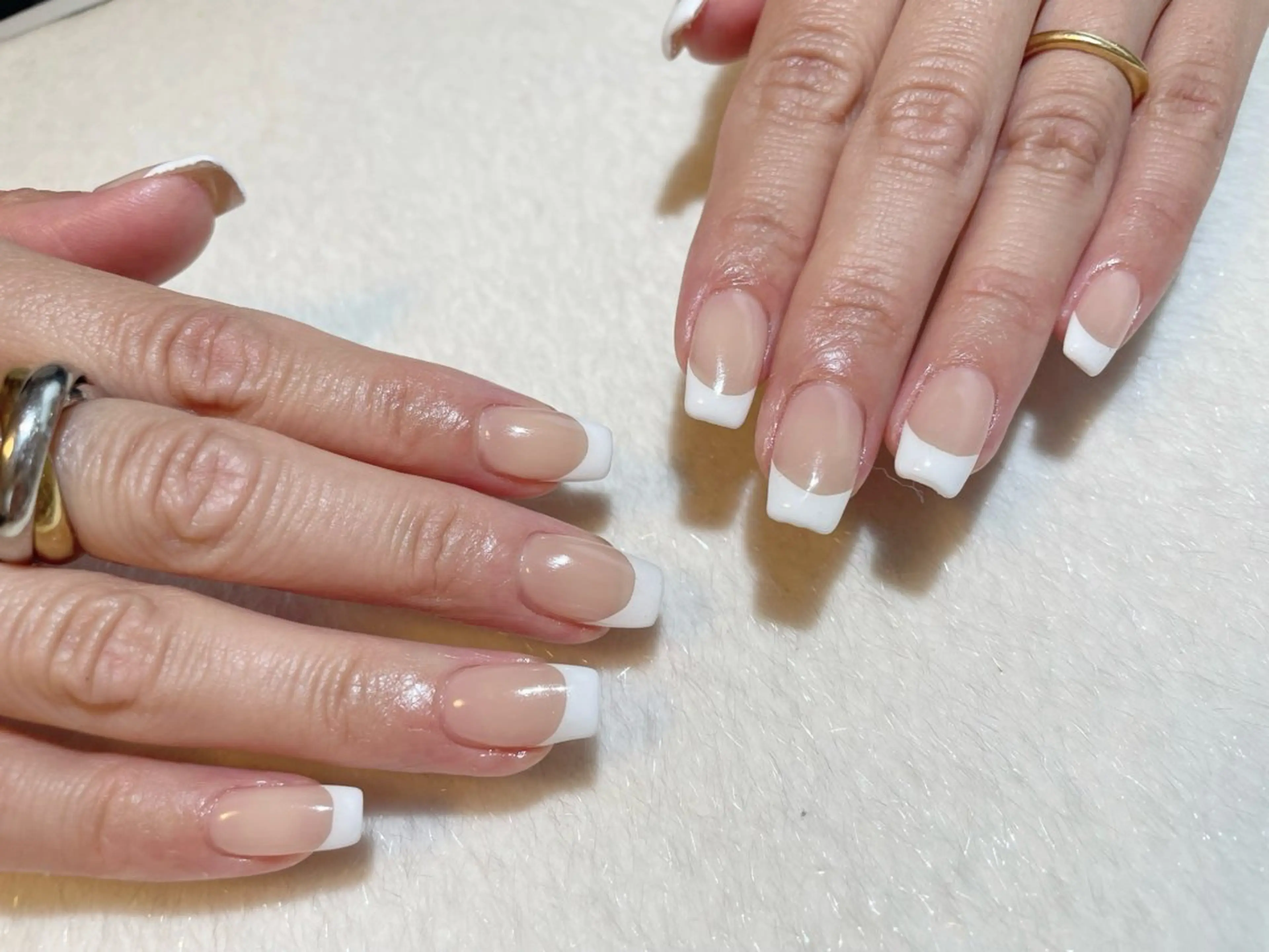 バーチャルフレンチネイルの写真