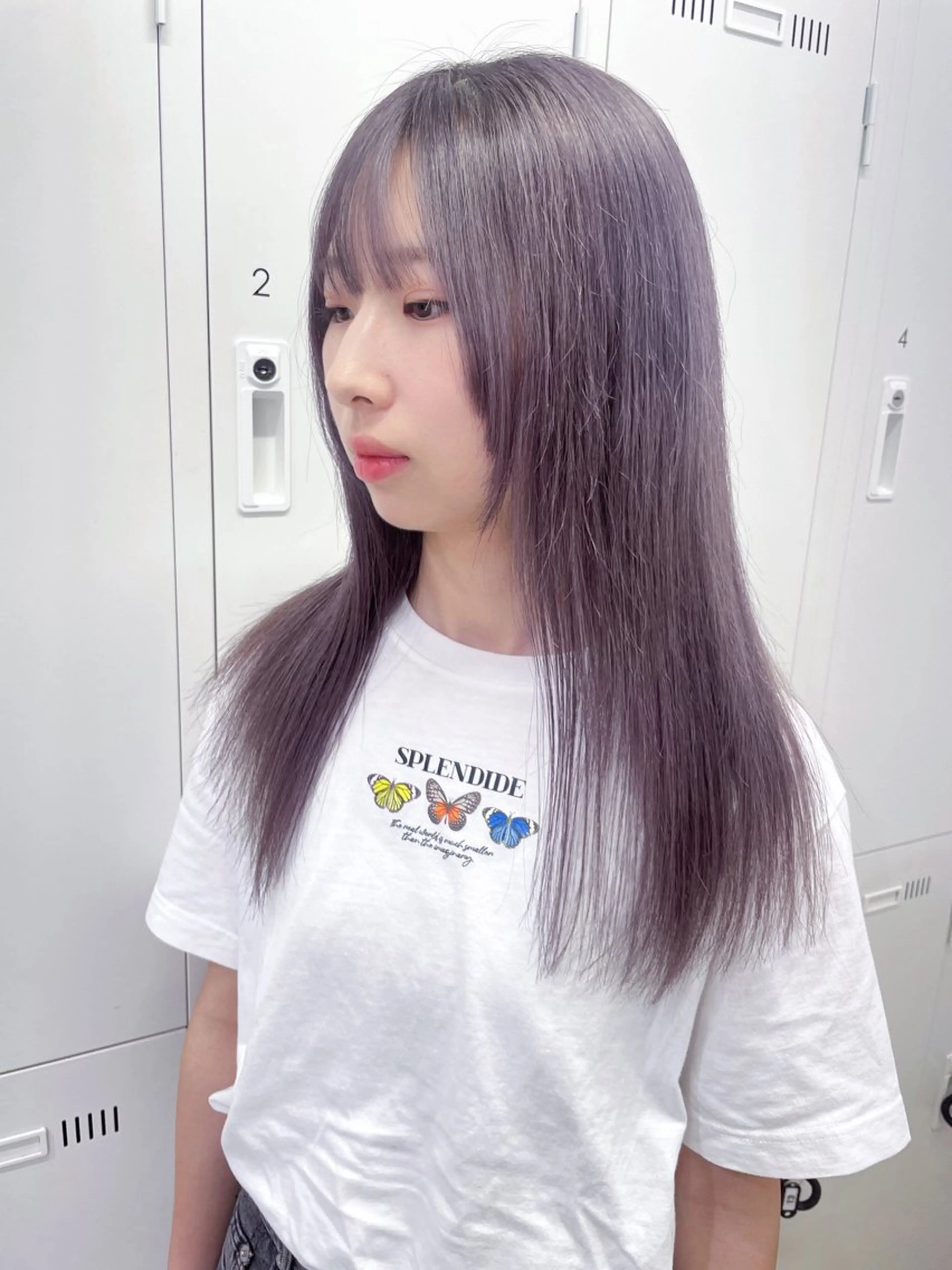 セミロング カラー ヘアカラー 福島成美/髪質改善 縮毛矯正/カラーのヘアスタイル