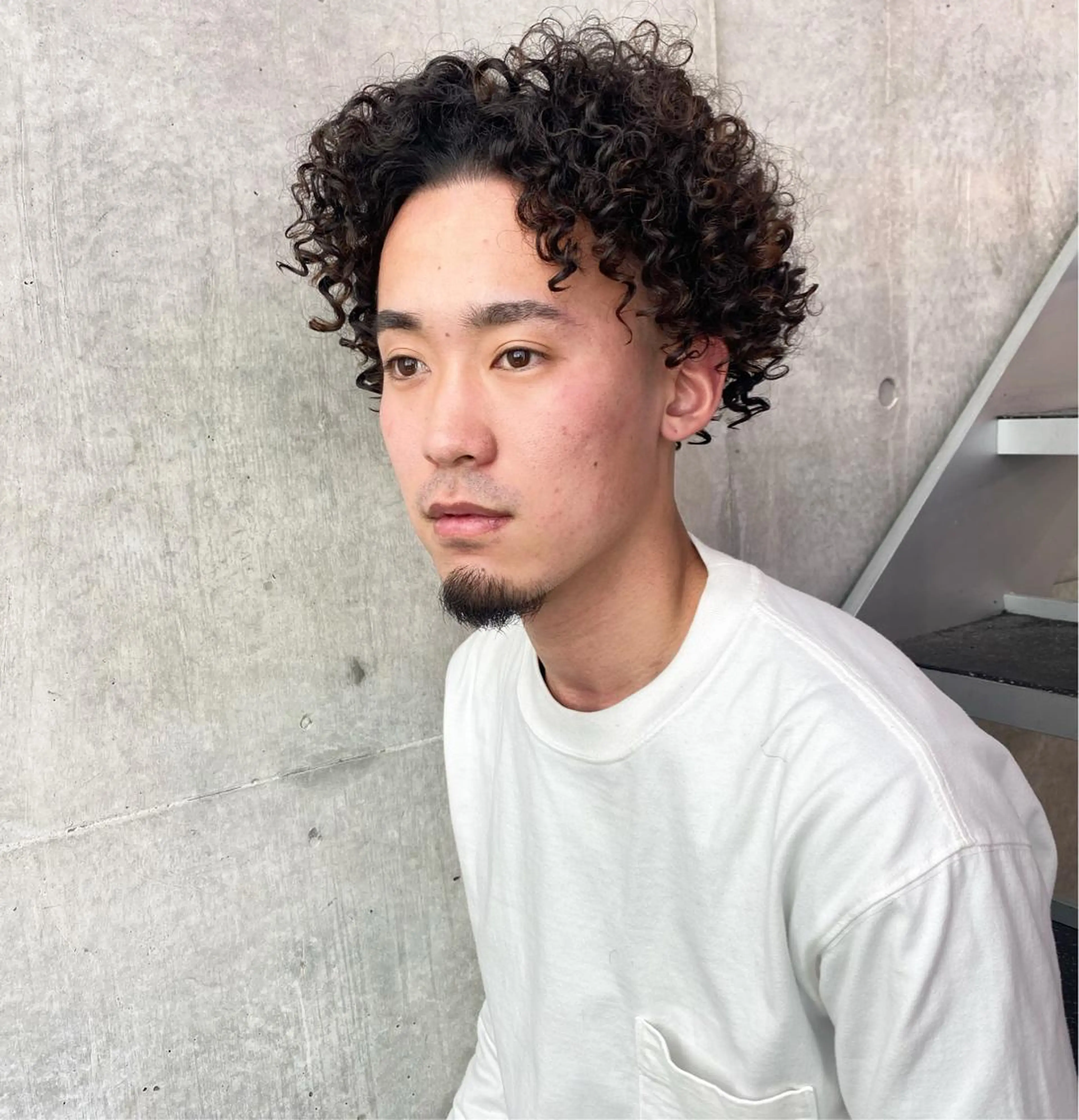 ショート カラー パーマ ヘアアレンジ メンズ ネイル マツエク・マツパ アイブロウ 中元 淳のヘアスタイル