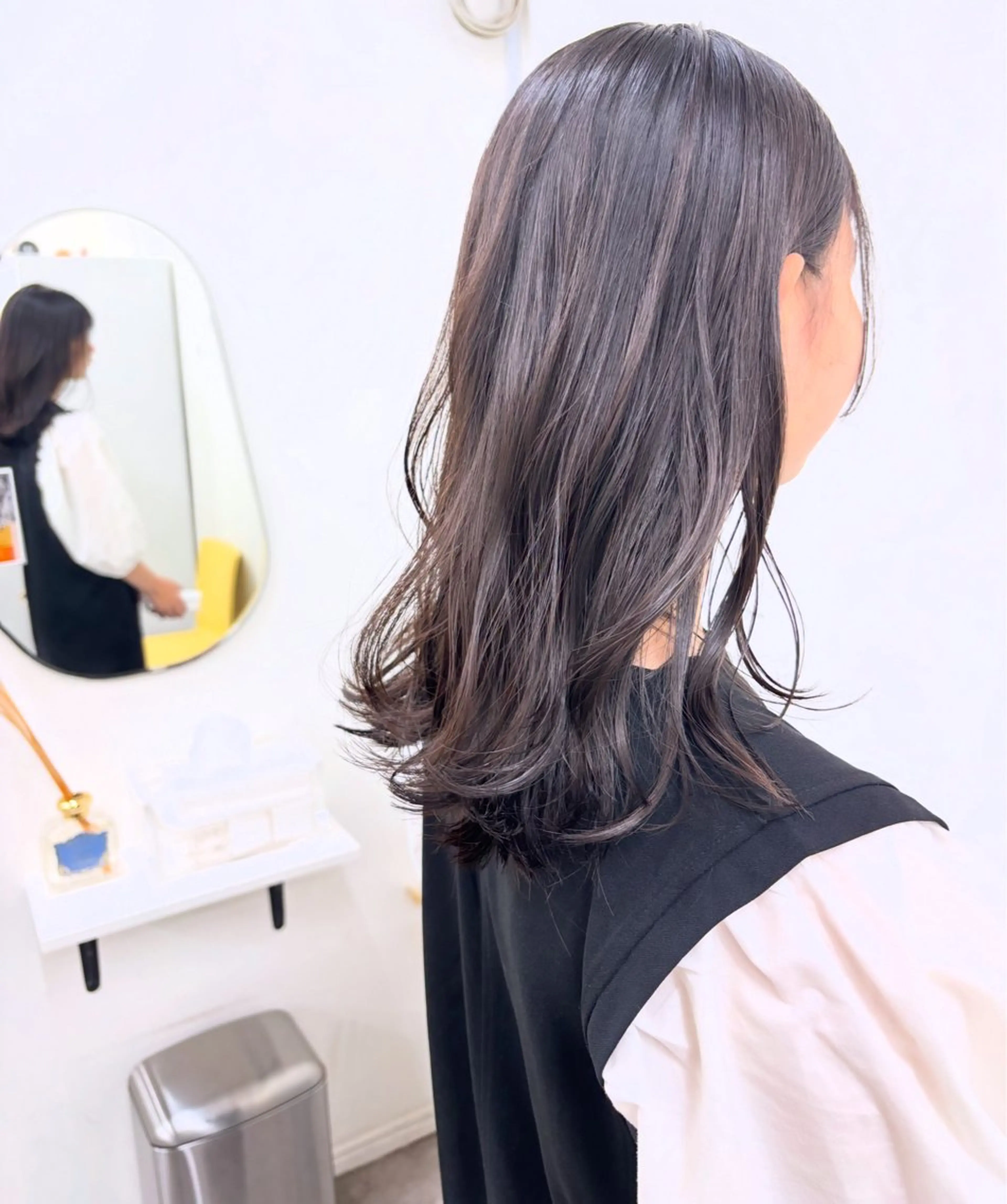 ミディアム カラー カット 似合わせ美髪ヘア✨ 天王寺．阿倍野🌈のヘアスタイル