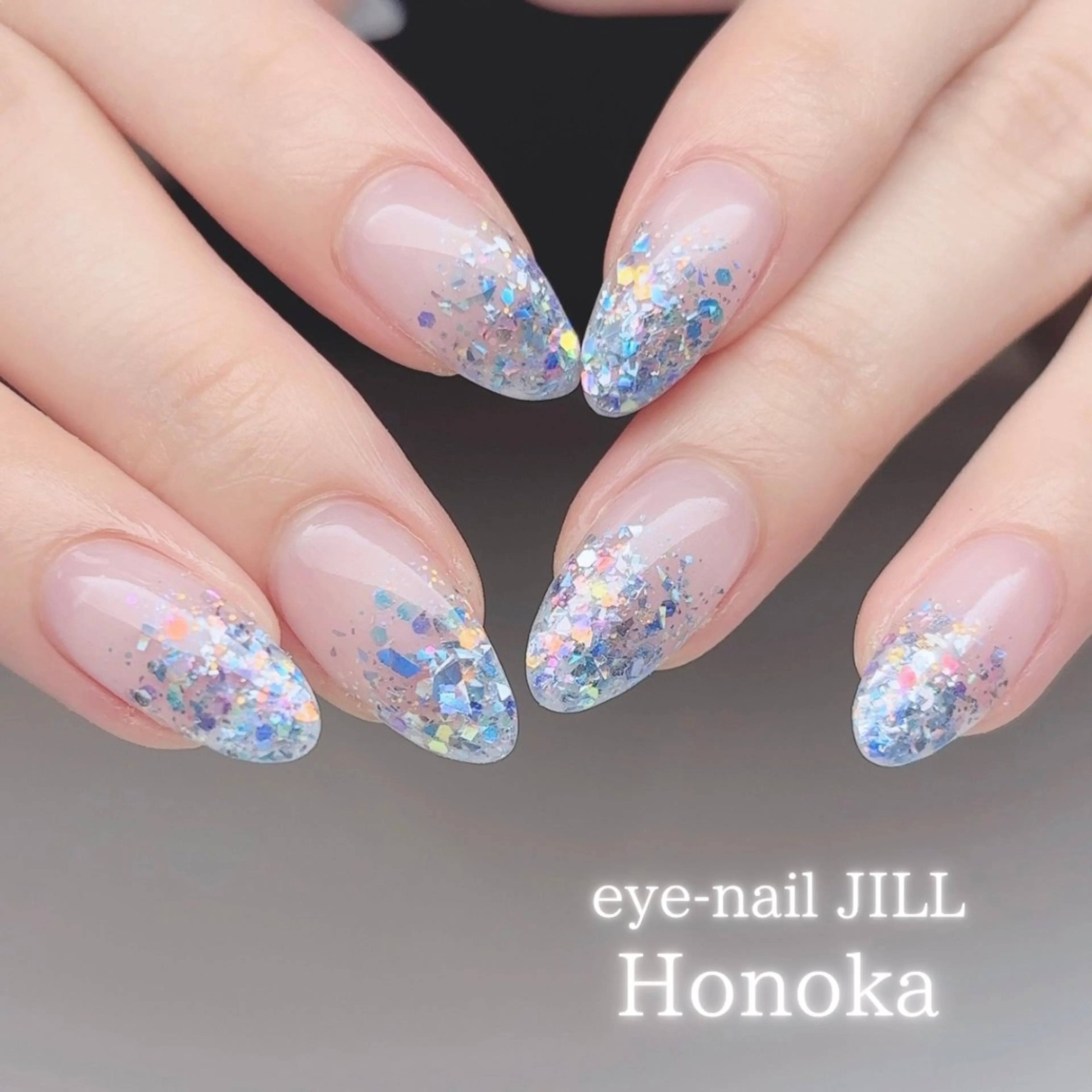 冬休み限定⛄️❄️当日限定1000円OFF💓ラメグラデーション💅🏻💖新規オフ無料‼️の写真