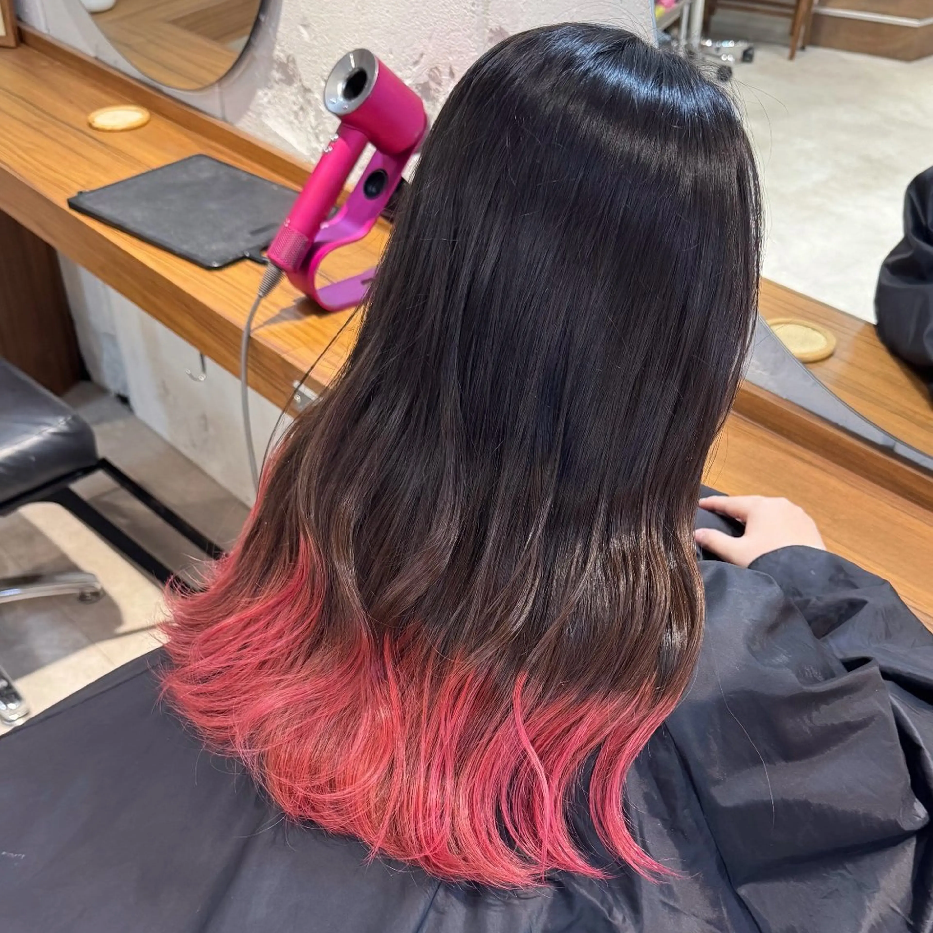 セミロング カラー カット ヘアカラー トリートメント 優梨 EIGHT💞のヘアスタイル