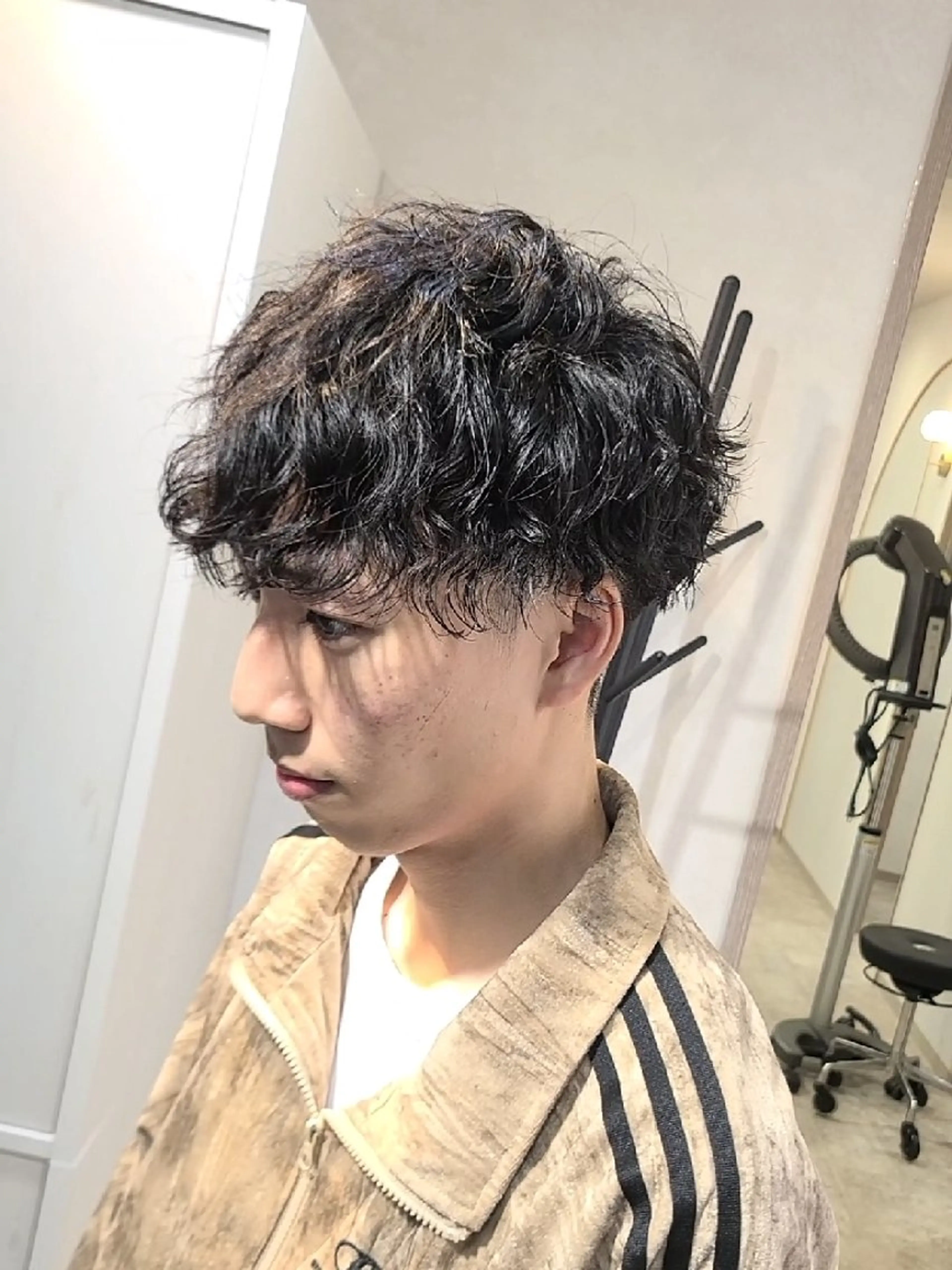 メンズカット+パーマの写真