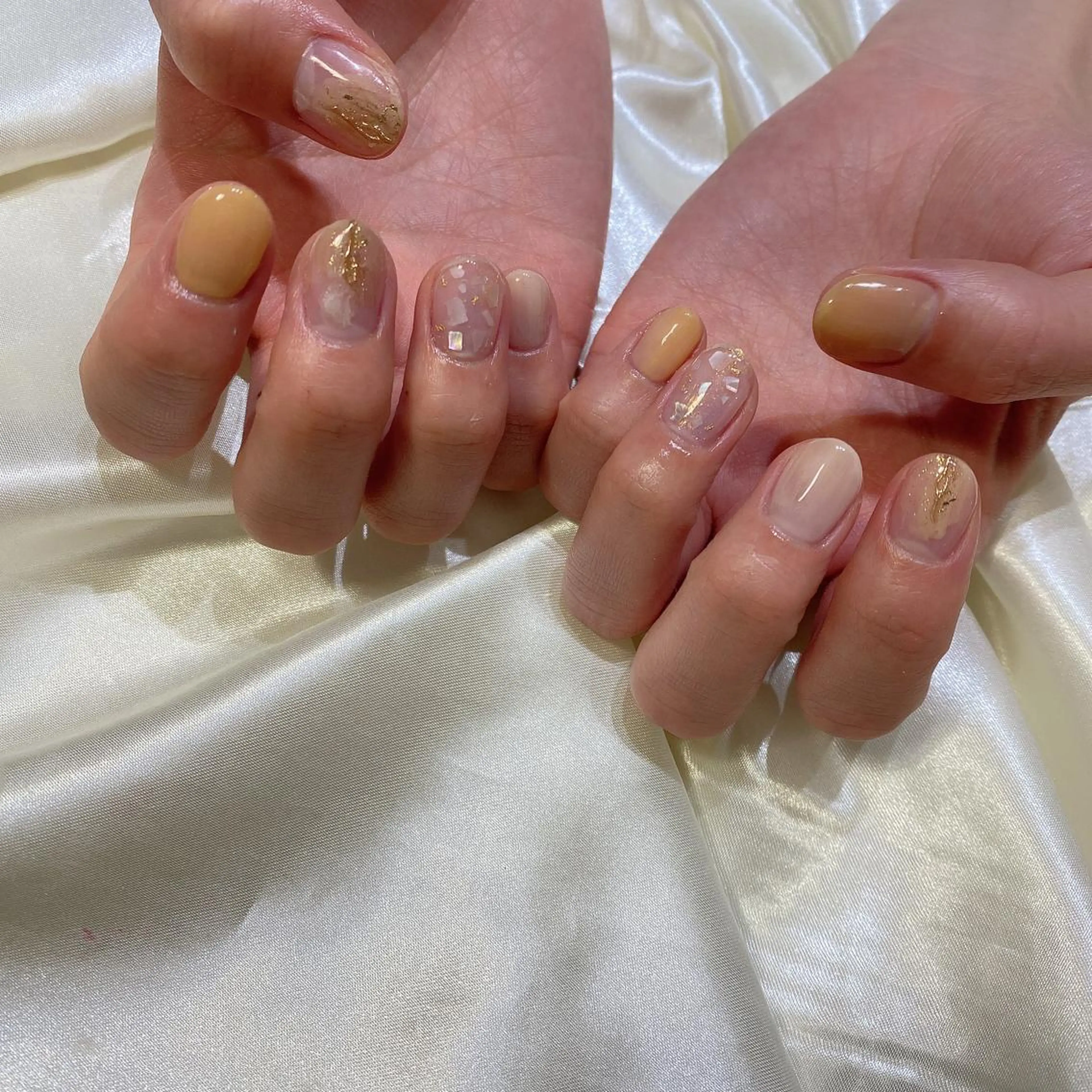 ネイル ハンドネイル 西岡 杏のネイルデザイン