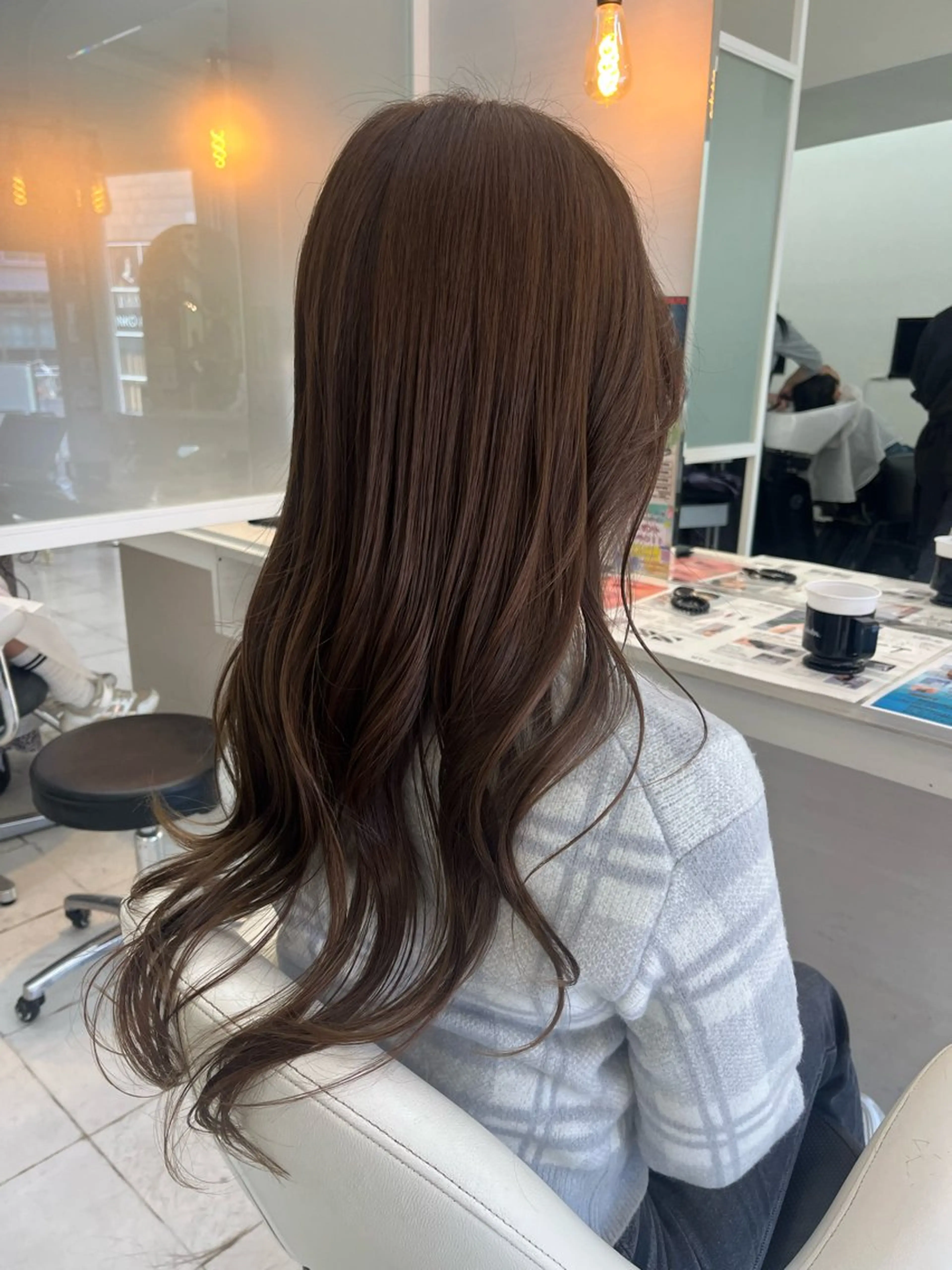 ロング ベージュカラー/ いぢちるみのヘアスタイル