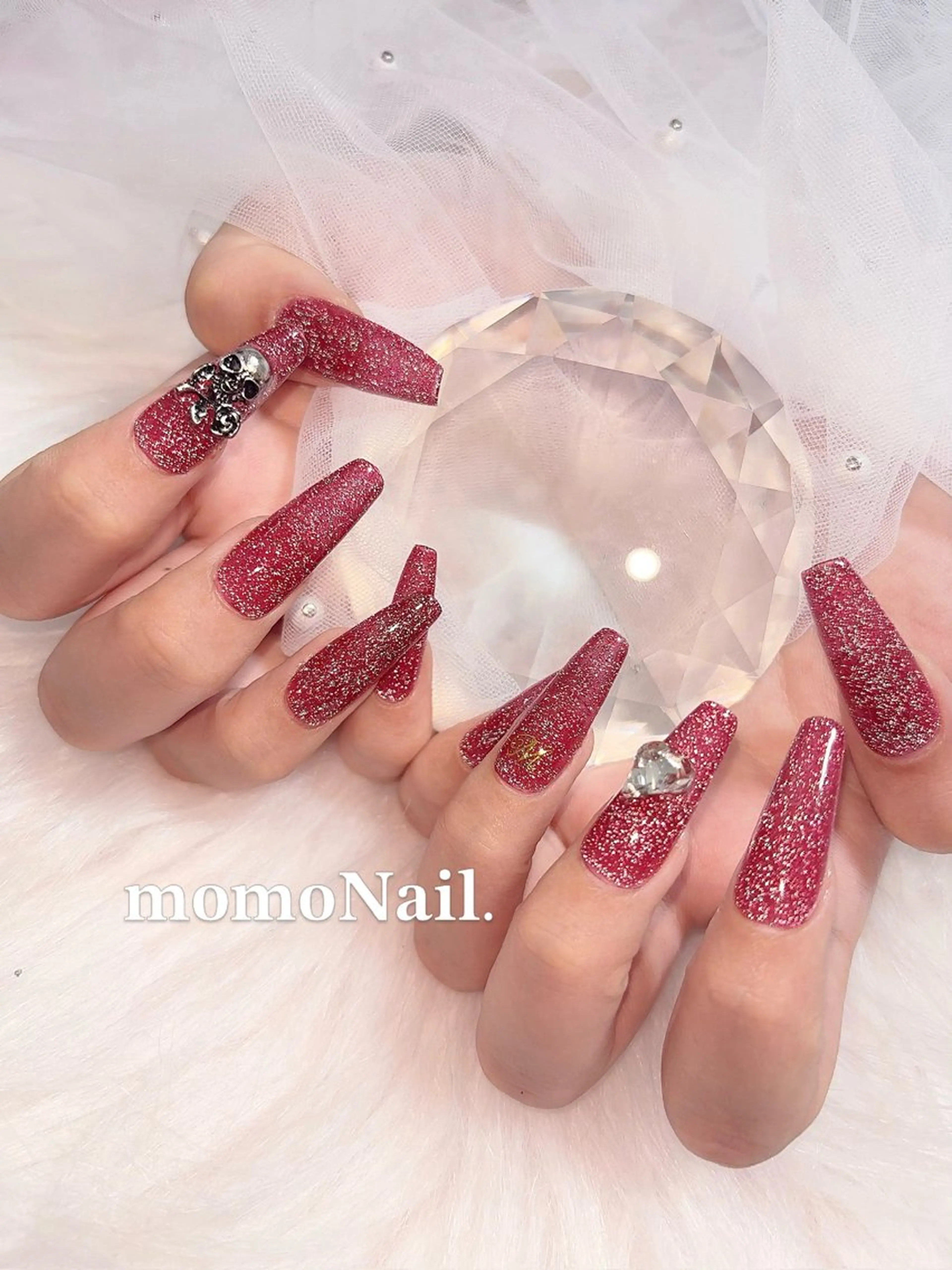 ネイル フラッシュネイル ワンカラーネイル ハンドネイル 三郷市戸ヶ崎🎀 momoNail店長のネイルデザイン