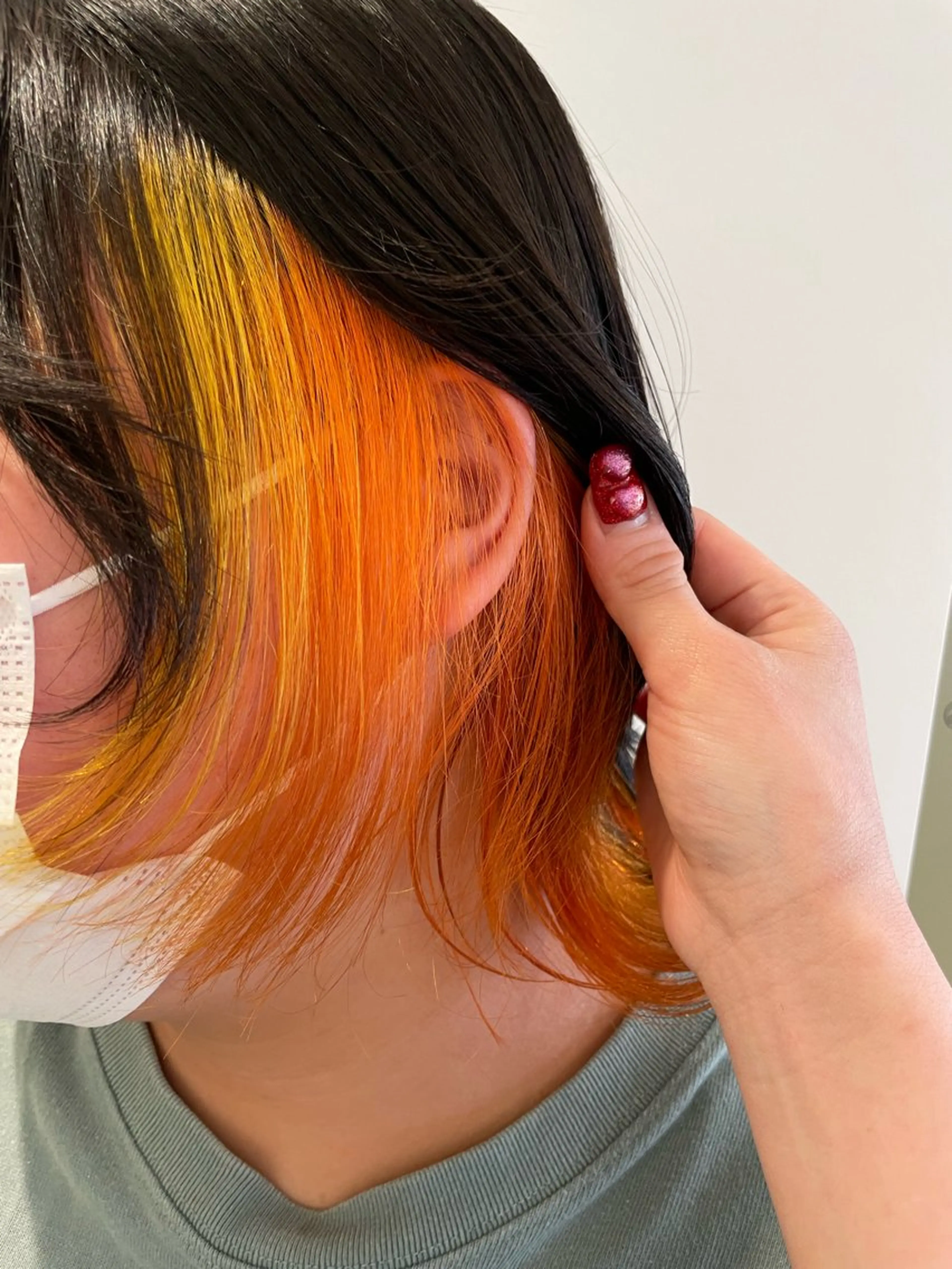 カラー オレンジ 🎯🦖ʜᴀɴᴀ /ᴇᴍᴍᴇ 🌷🥤のヘアスタイル