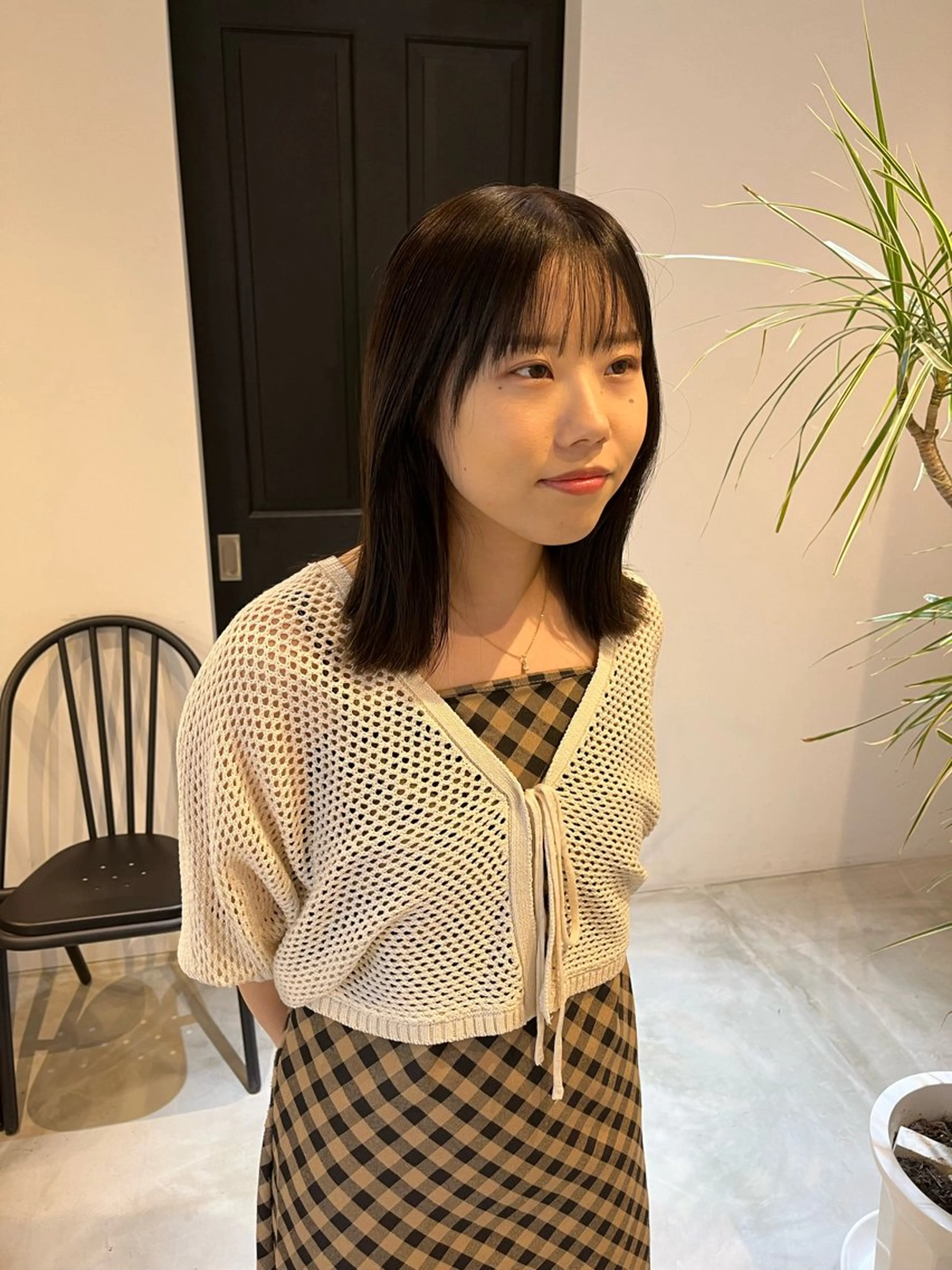 ミディアム ALLYS 渋谷店所属・最高級の艶のある カラーmei🎨のヘアスタイル