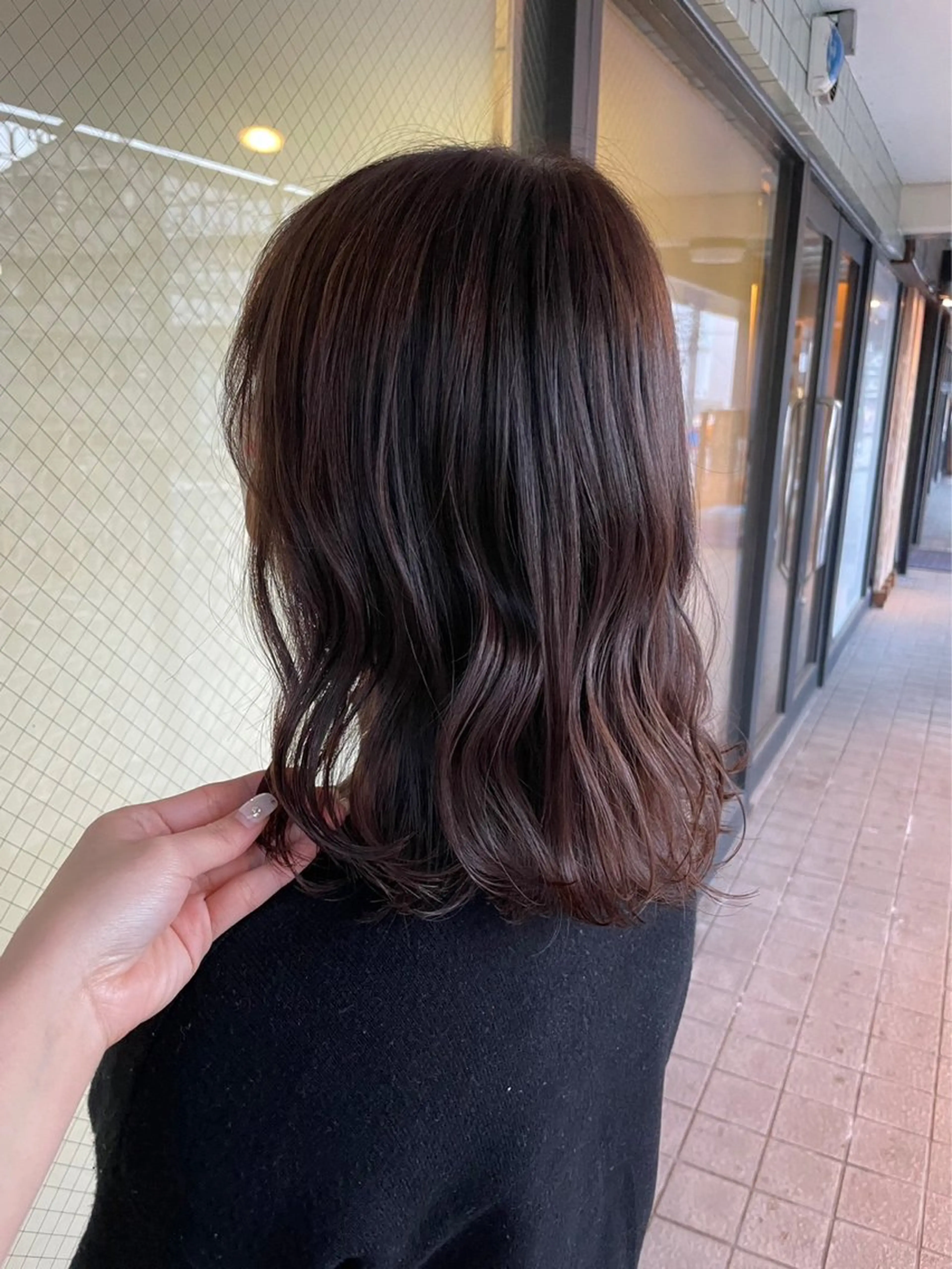 カラー 永井 若菜のヘアスタイル