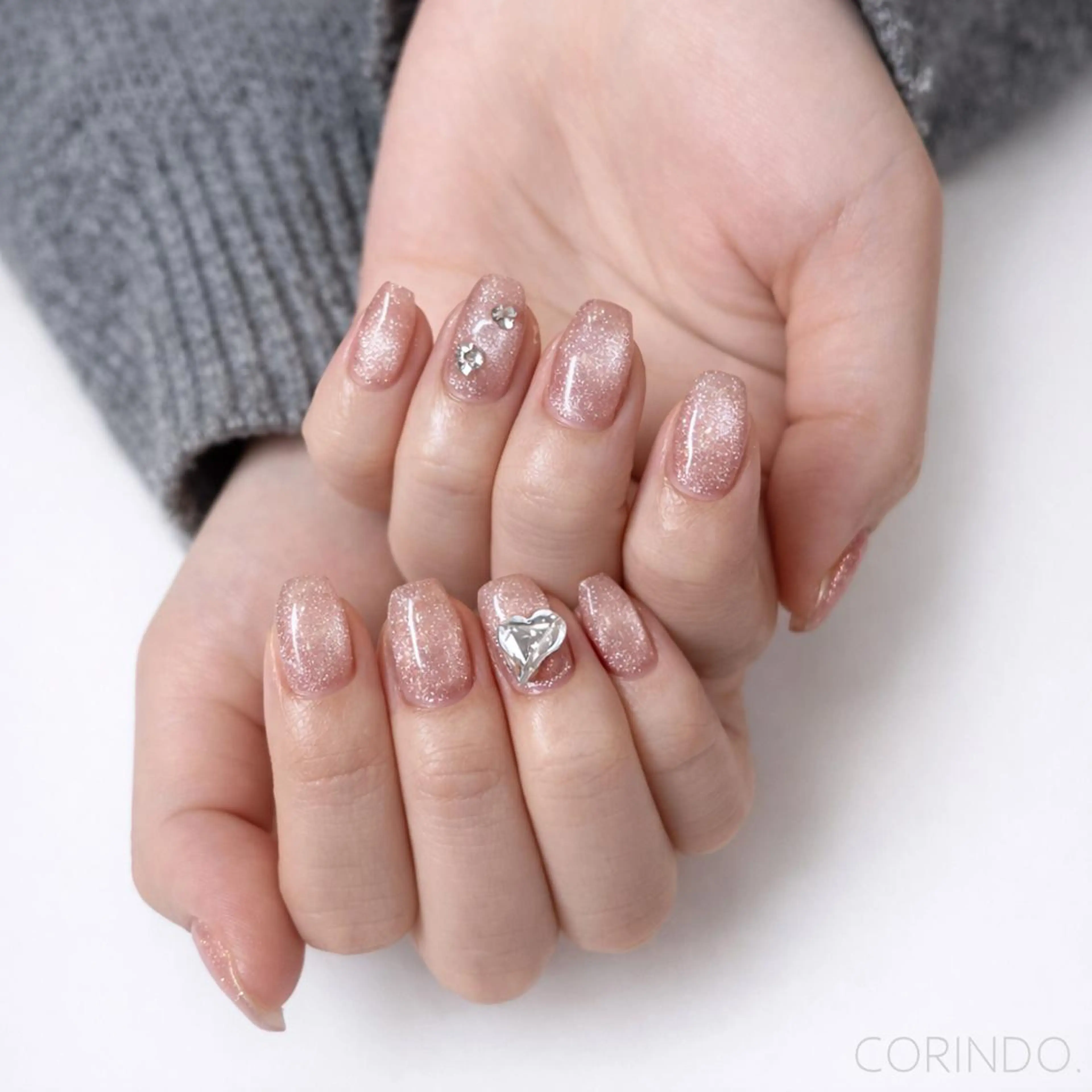 ネイル マグネットネイル ピンク ハンドネイル 🌸PC診断×ネイル 垢抜け専門 SARAのその他イメージ