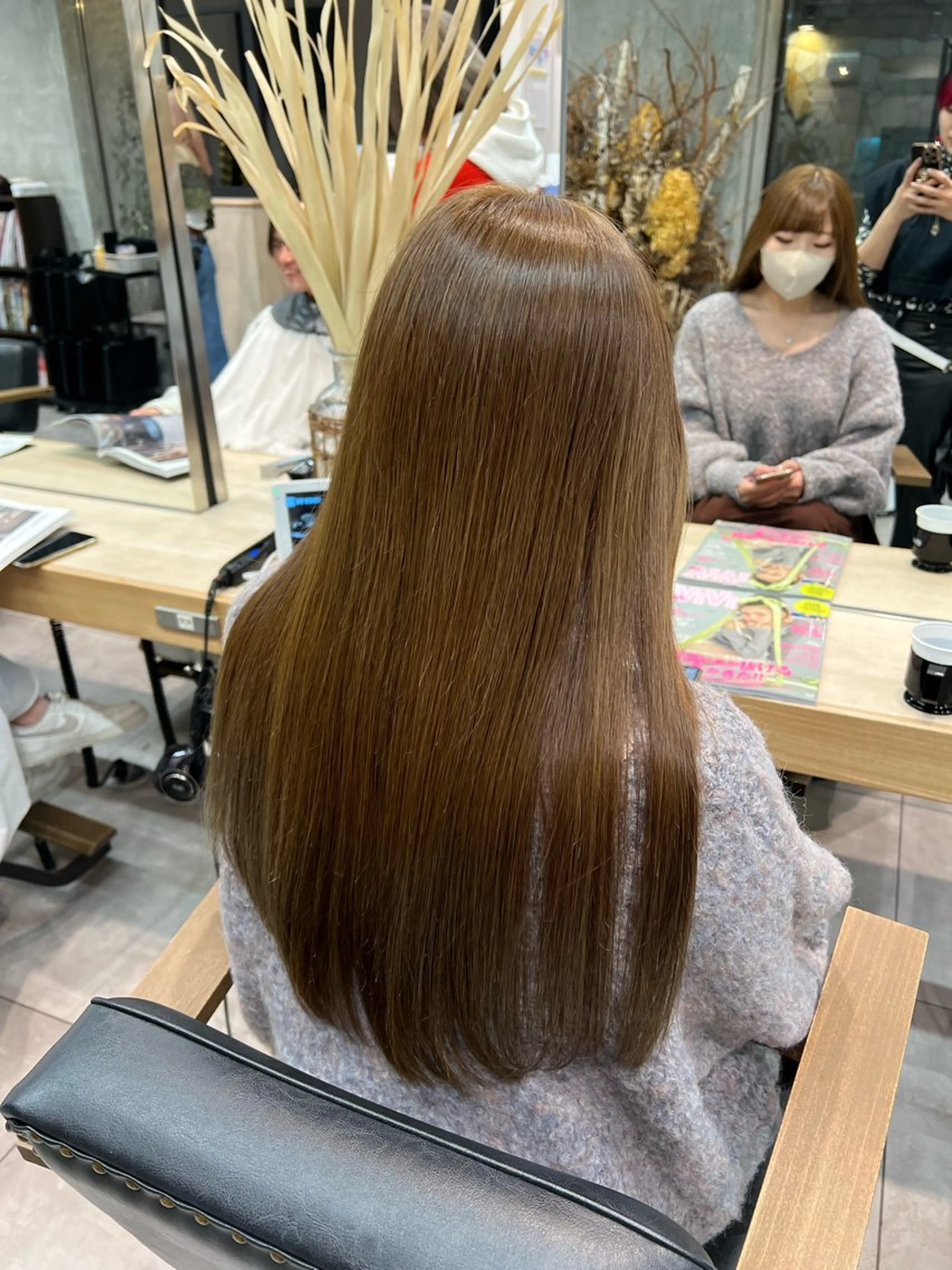 ロング カラー カット 縮毛矯正 🌞レイヤー×カラー 前川那津美🌞のヘアスタイル