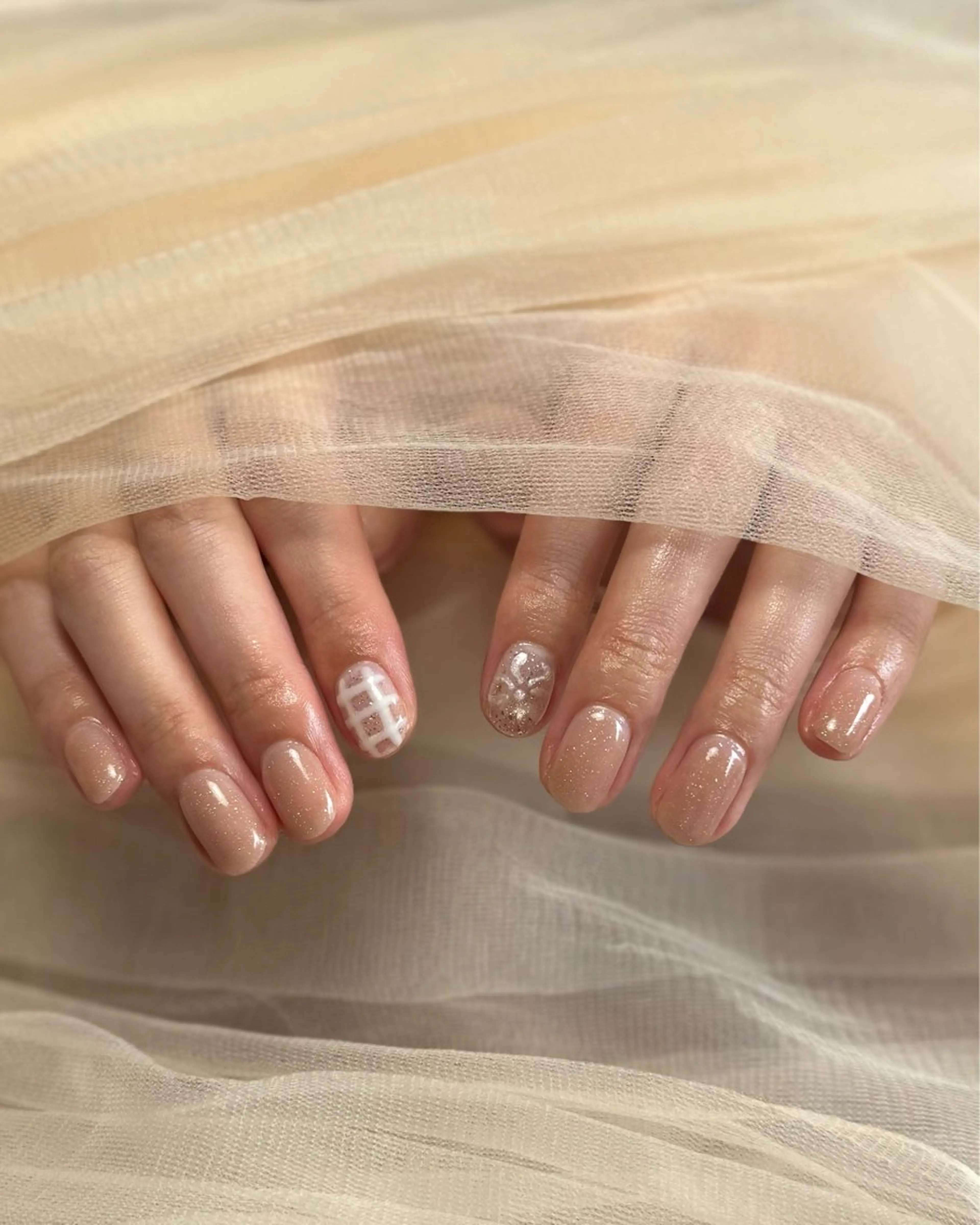 ネイル シンプルネイル ハンドネイル via nailのネイルデザイン