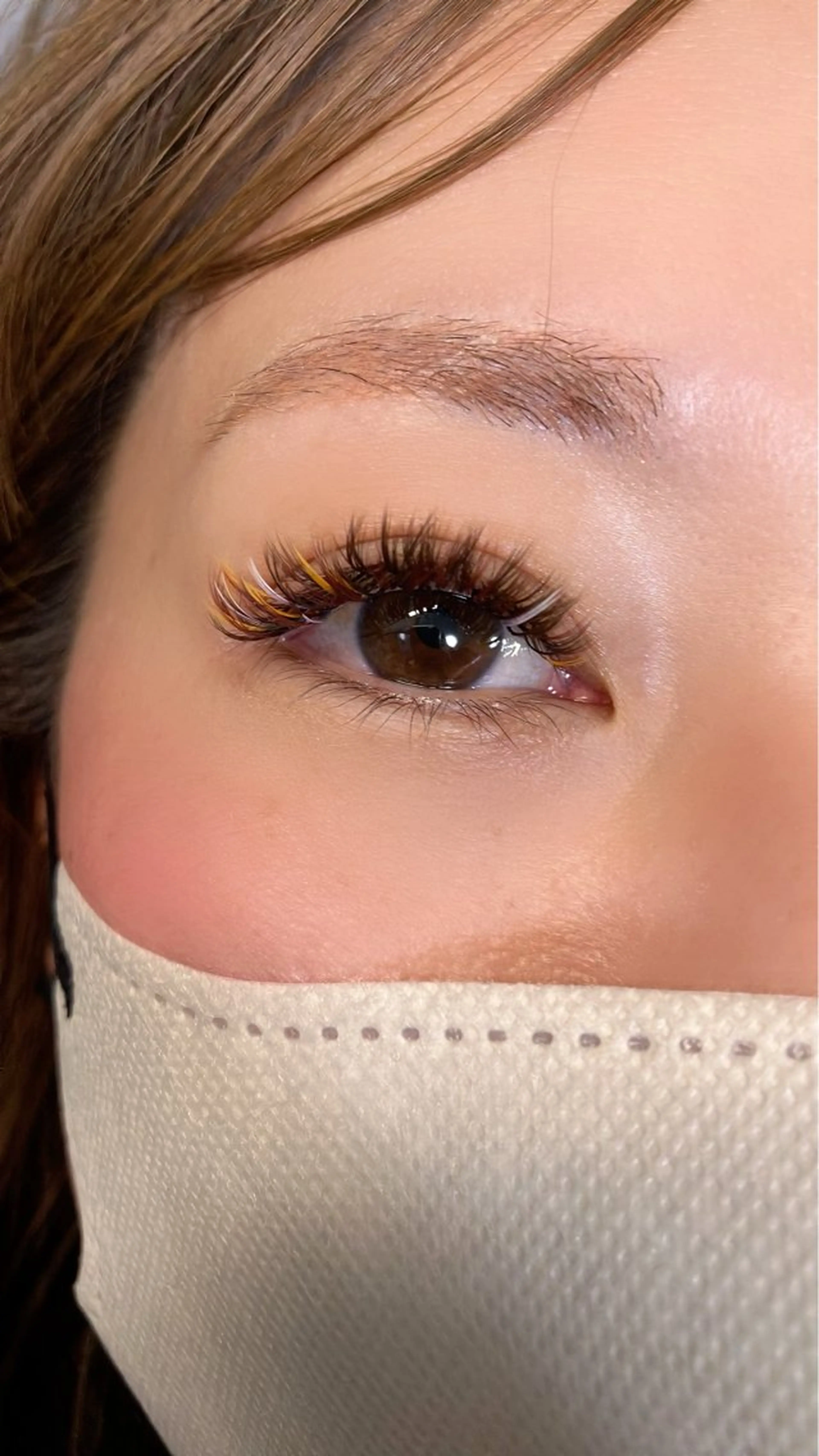 マツエク・マツパ 付け放題 カラーマツエク ボリュームラッシュ マツエク linda lashesのマツエク・マツパデザイン