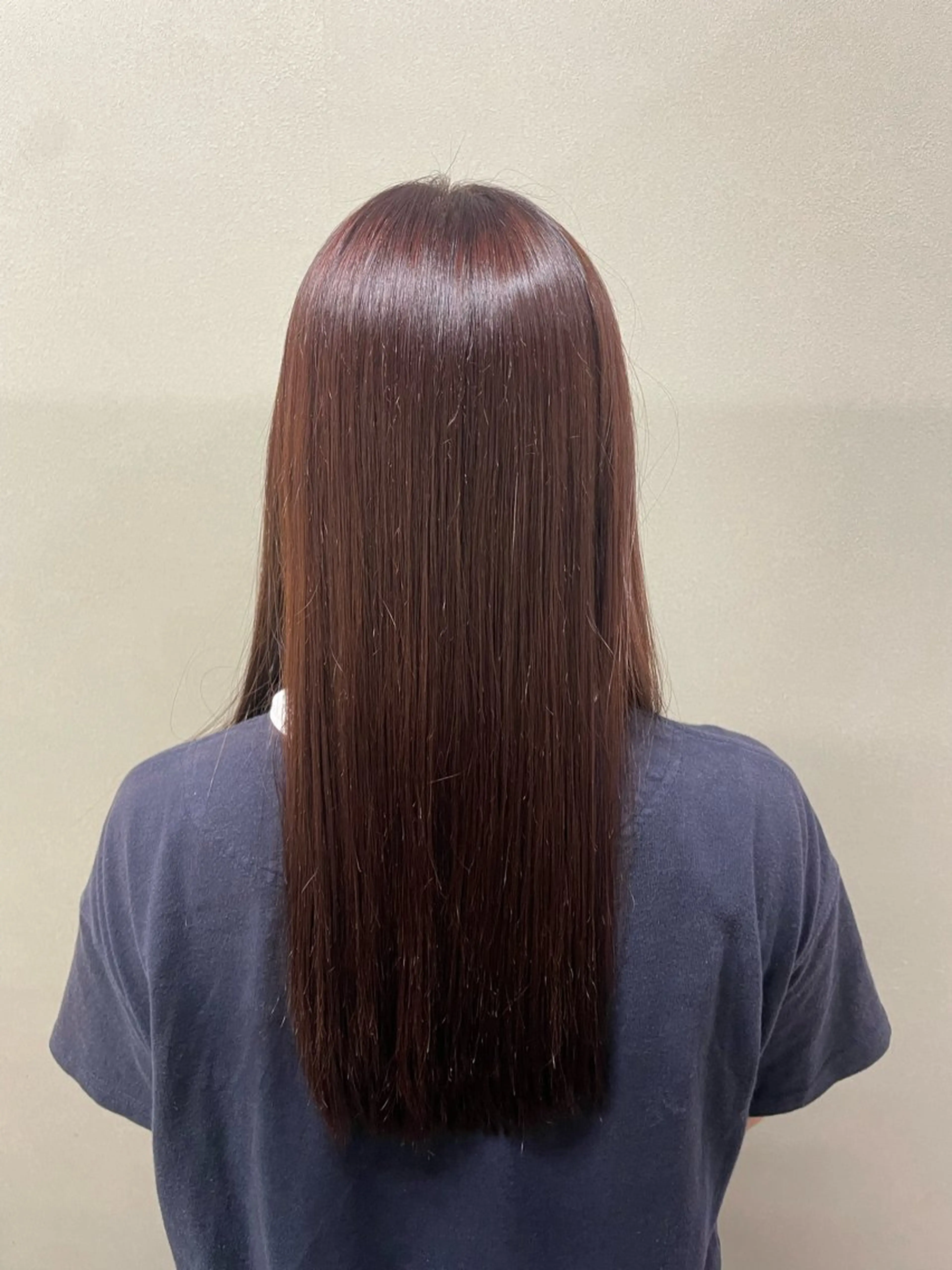 ロング カラー ブラウンカラー 板垣 咲希のヘアスタイル