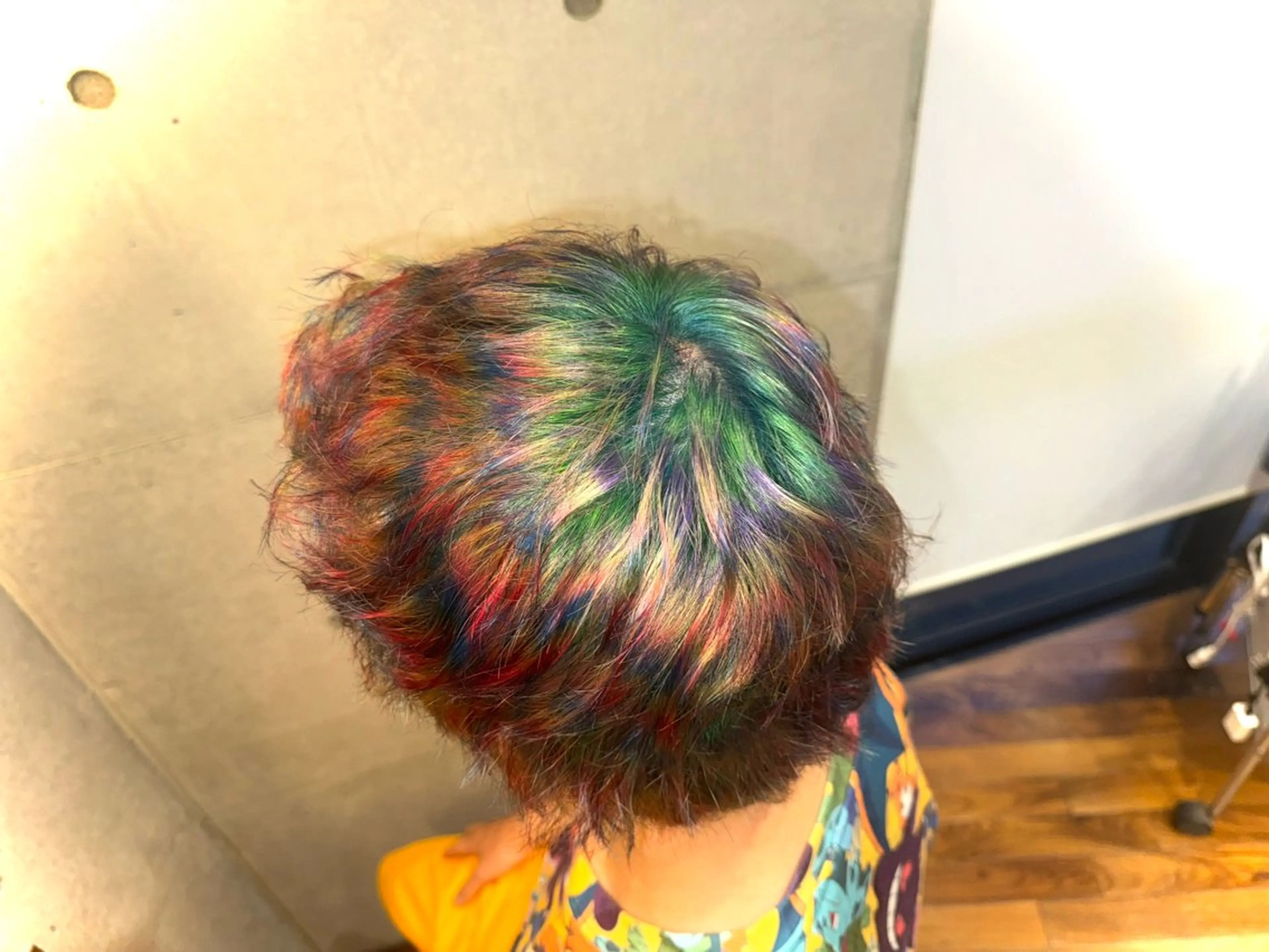 ショート カラー メンズ デザインカラー⭐︎★ 🐆hyo🐆のヘアスタイル