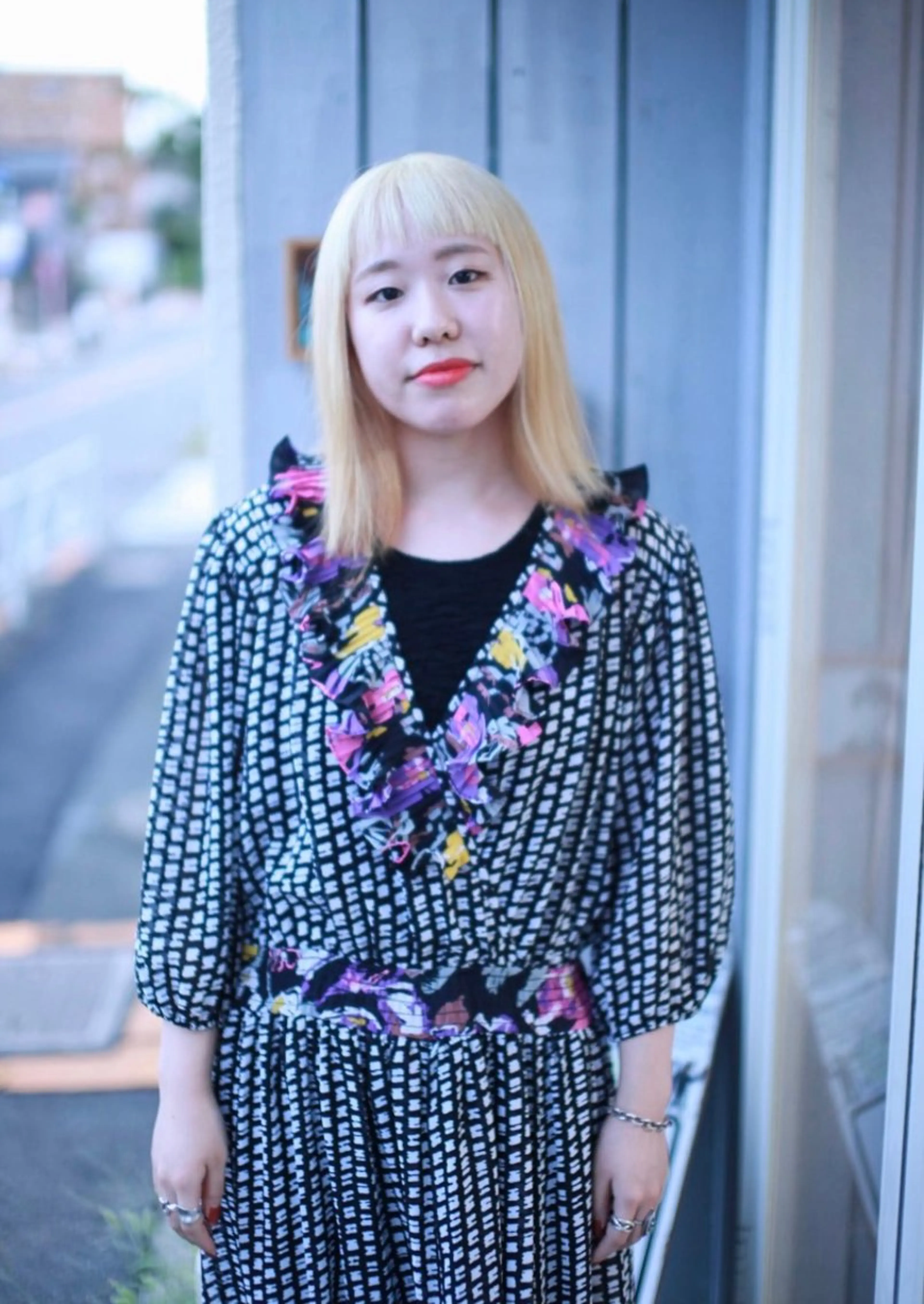 ロング カラー カット ヘアカラー トリートメント 大西 カズマのヘアスタイル