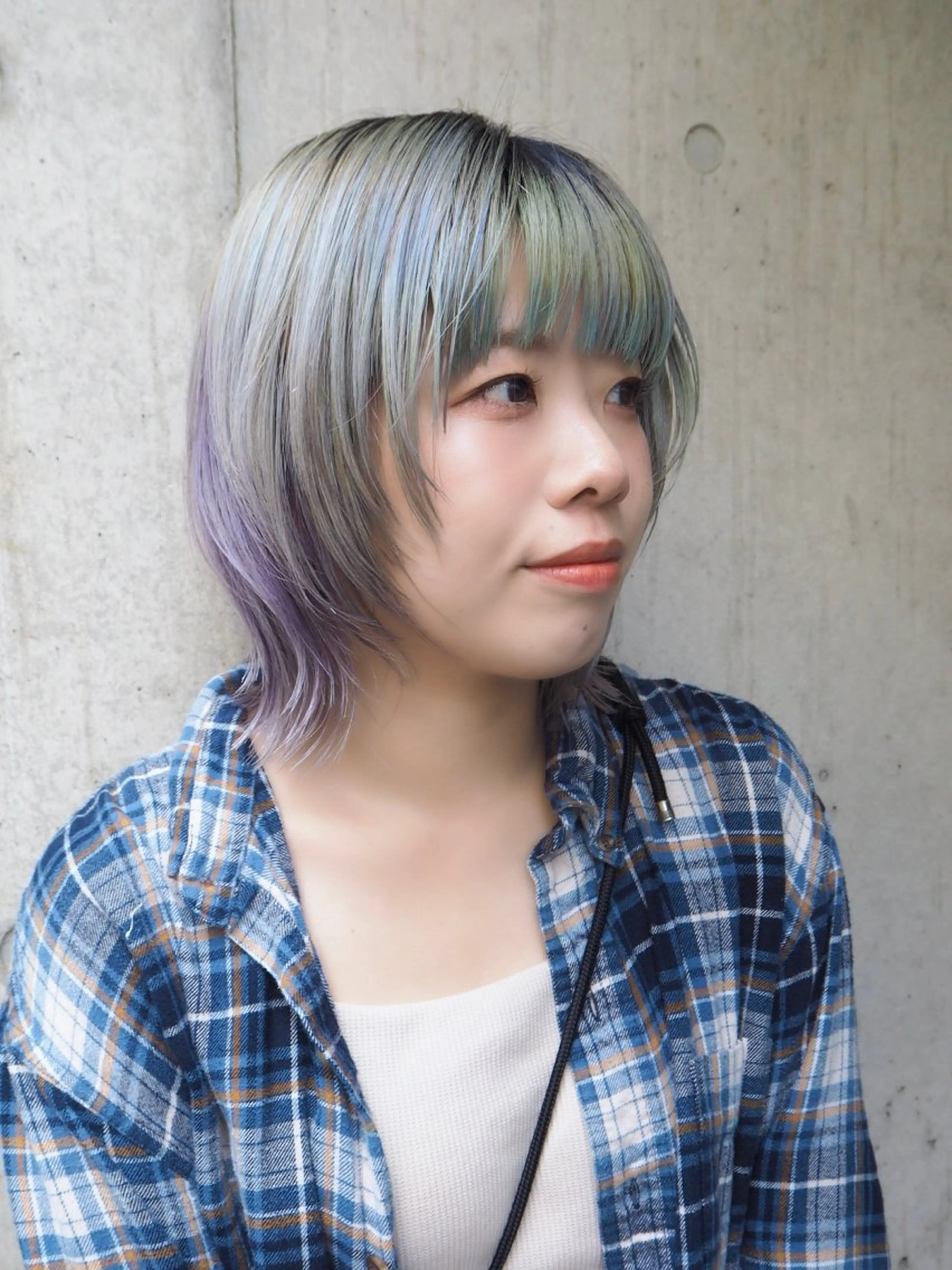 ミディアム カラー カット ヘアカラー トリートメント Paddle所属・似合わせレイヤー/ レイヤーパーマ/高倉のヘアスタイル