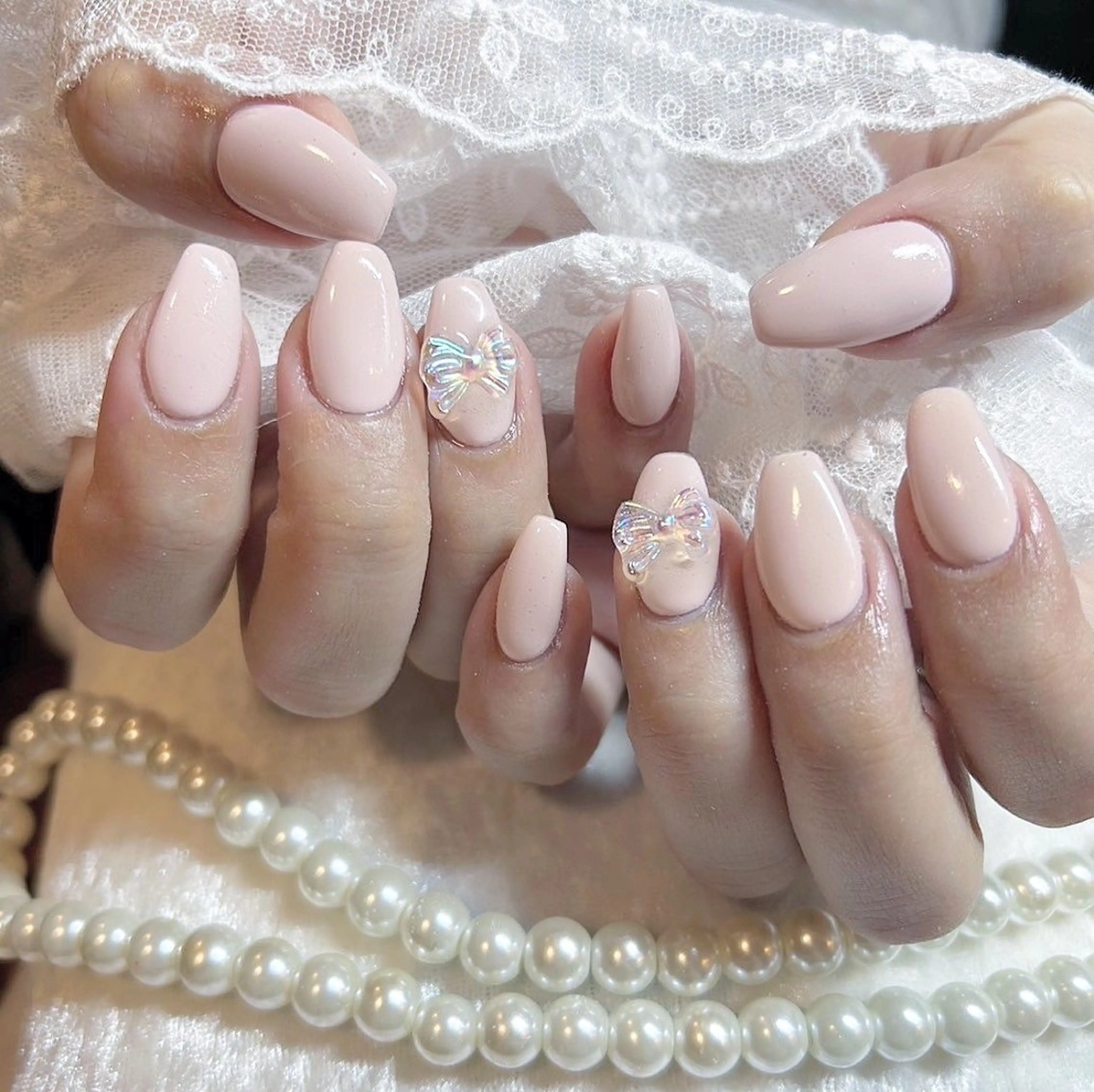 ネイル 長さ出し フットネイル ハート 韓国ネイル マグネットネイル Minami 🍓のネイルデザイン