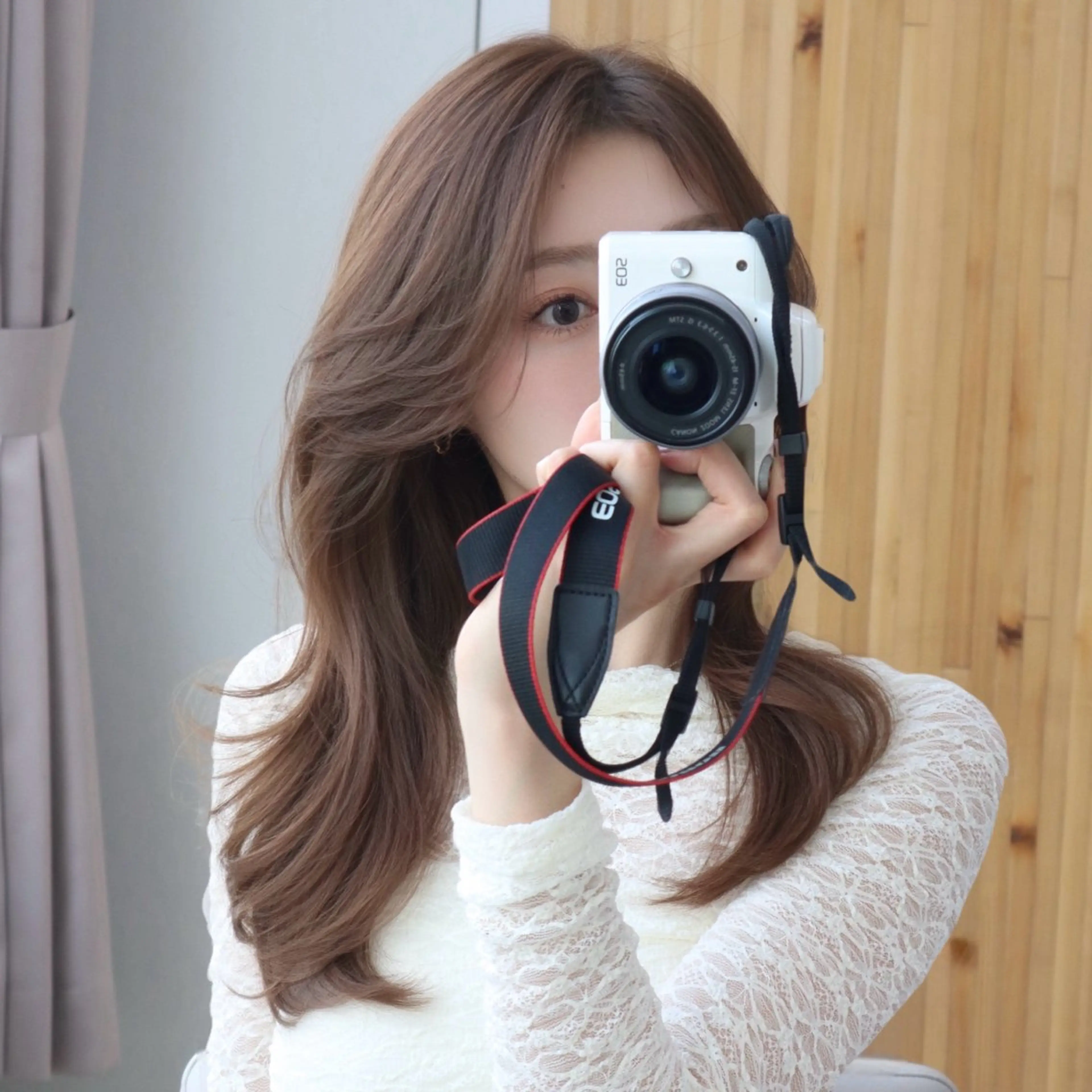 セミロング カラー カット ヘアカラー トリートメント 似合わせレイヤー/ 透明感カラーのヘアスタイル