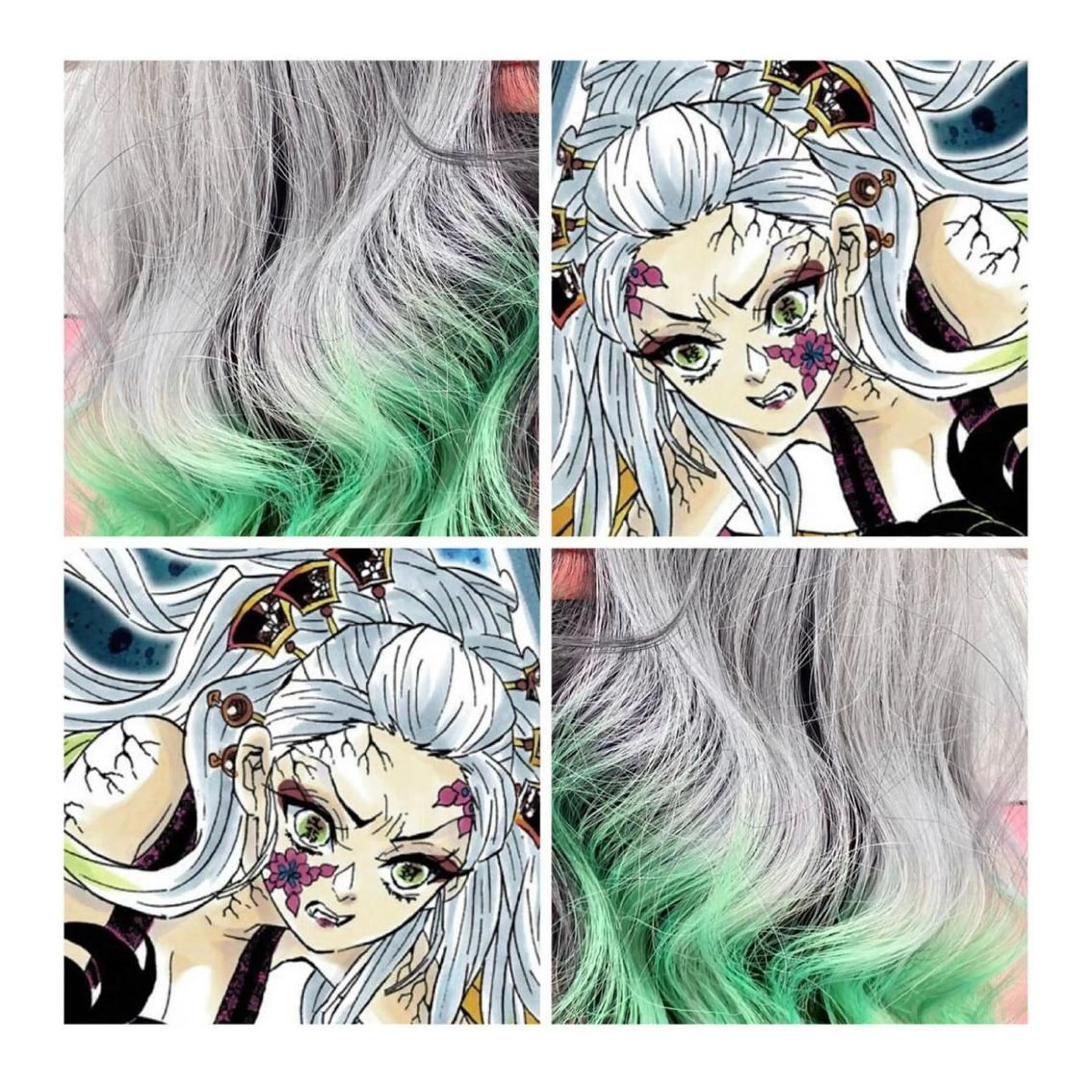 ミディアム カラー グラデーションカラー GARU-ガル-所属・TSUNO🦖 派手髪/オタク美容師のヘアスタイル