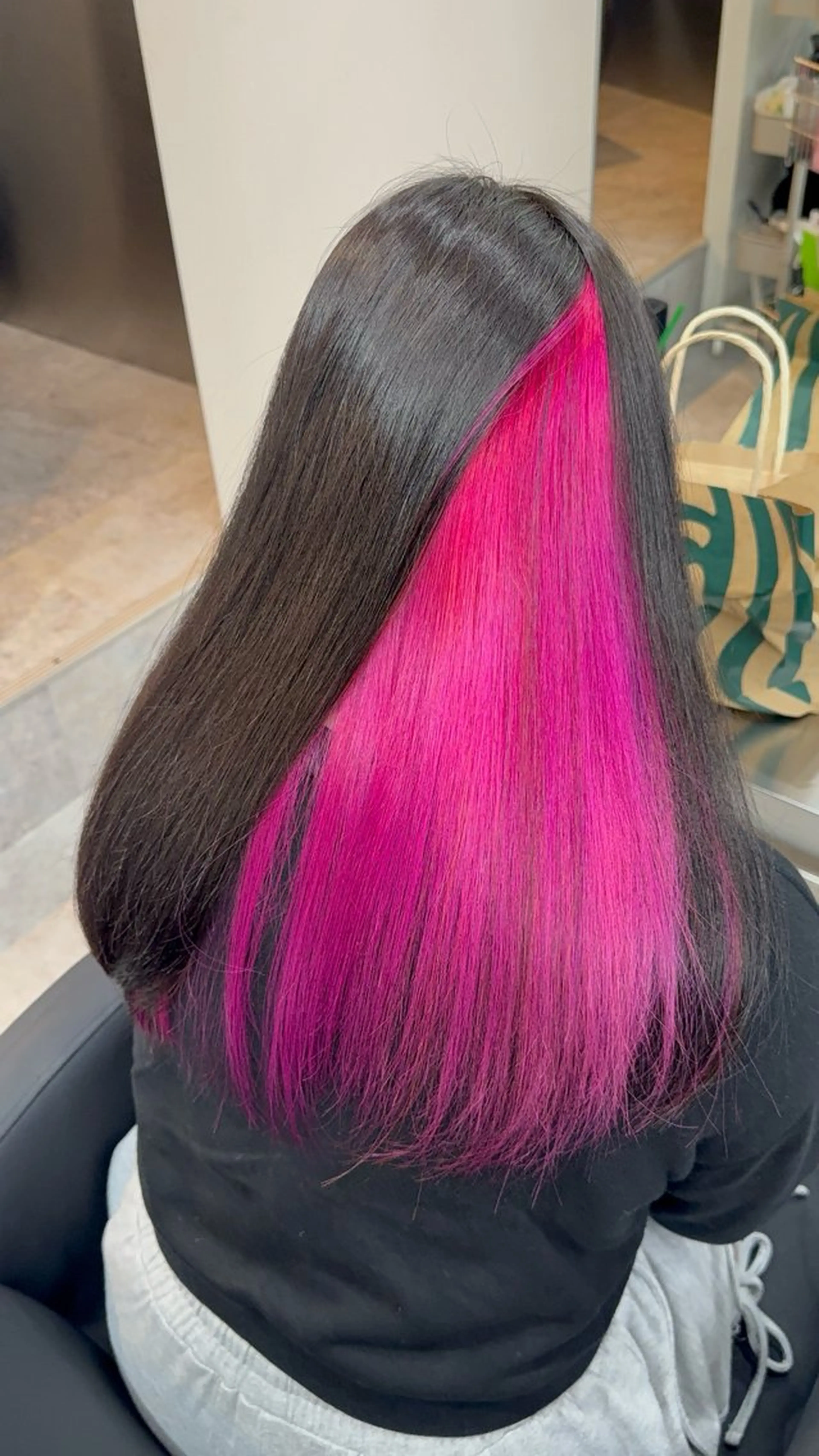 ロング カラー ヘアアレンジ カット ヘアカラー トリートメント ⭐️柏木皇気ブリーチ ムラ修正/他店直しのヘアスタイル