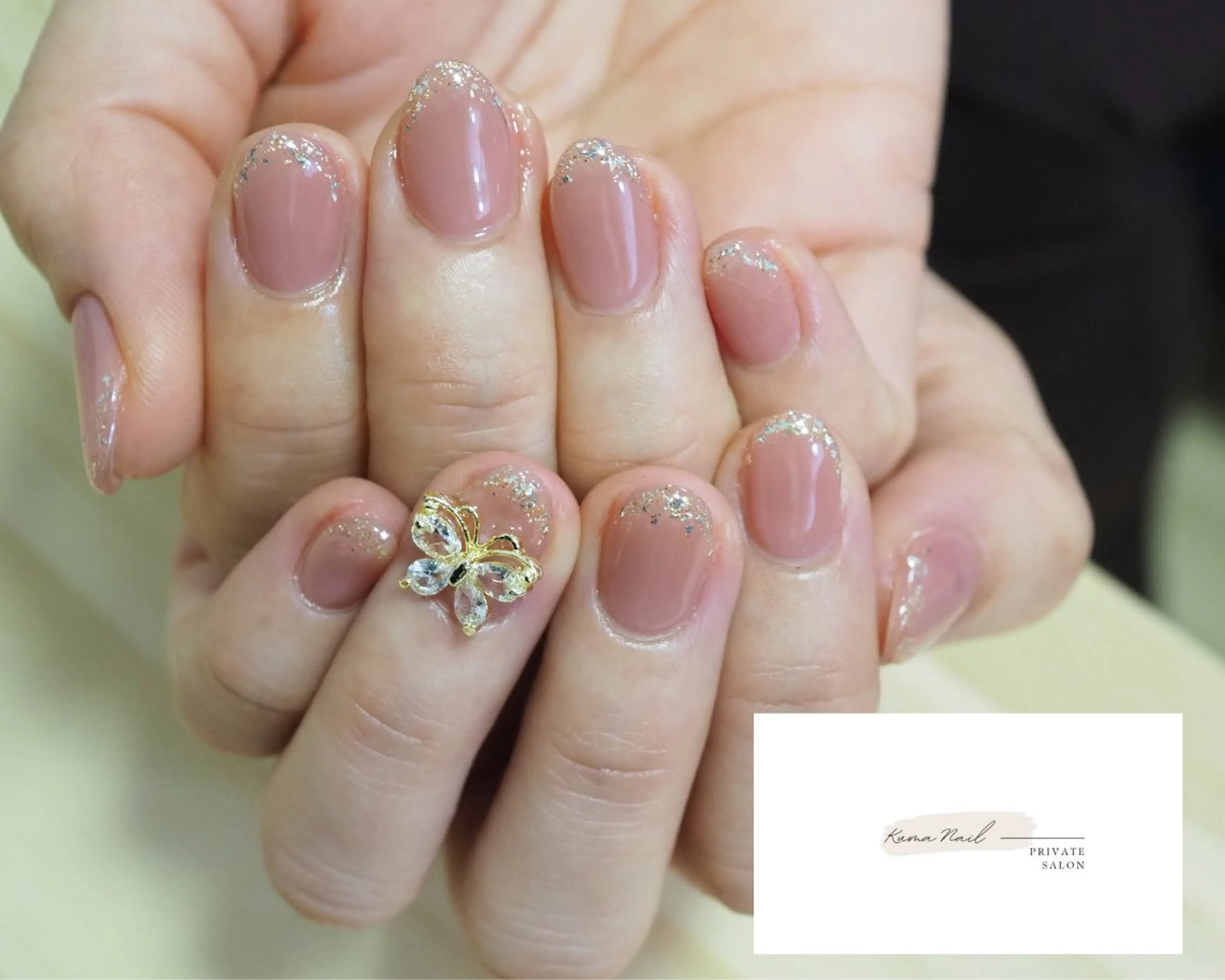 ネイル ジェルネイル パラジェル シンプルネイル 藤が丘/守山/長久手 Kuma Nailのネイルデザイン