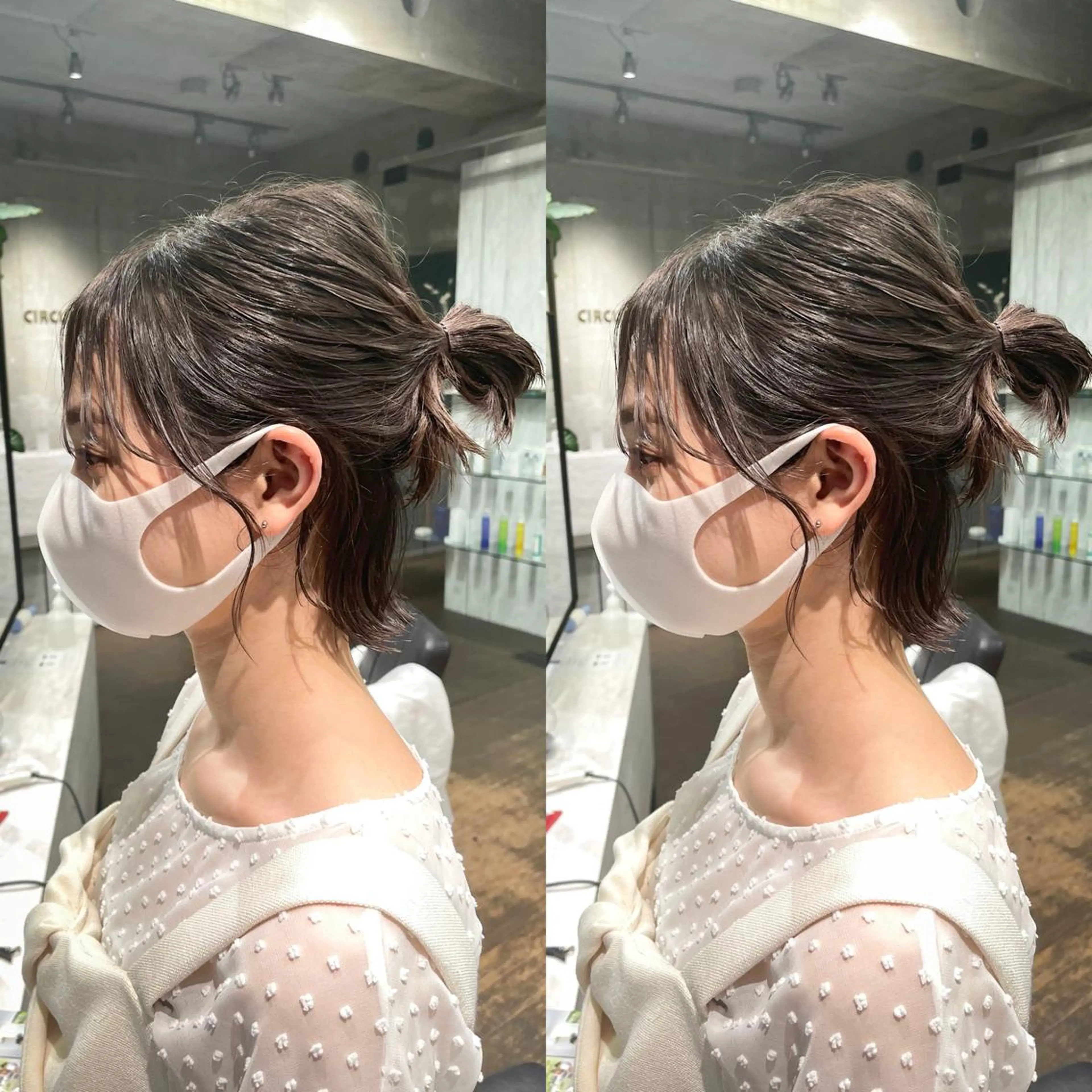 ショート レイヤー特化/小顔顔 周り/セノ/表参道のヘアスタイル