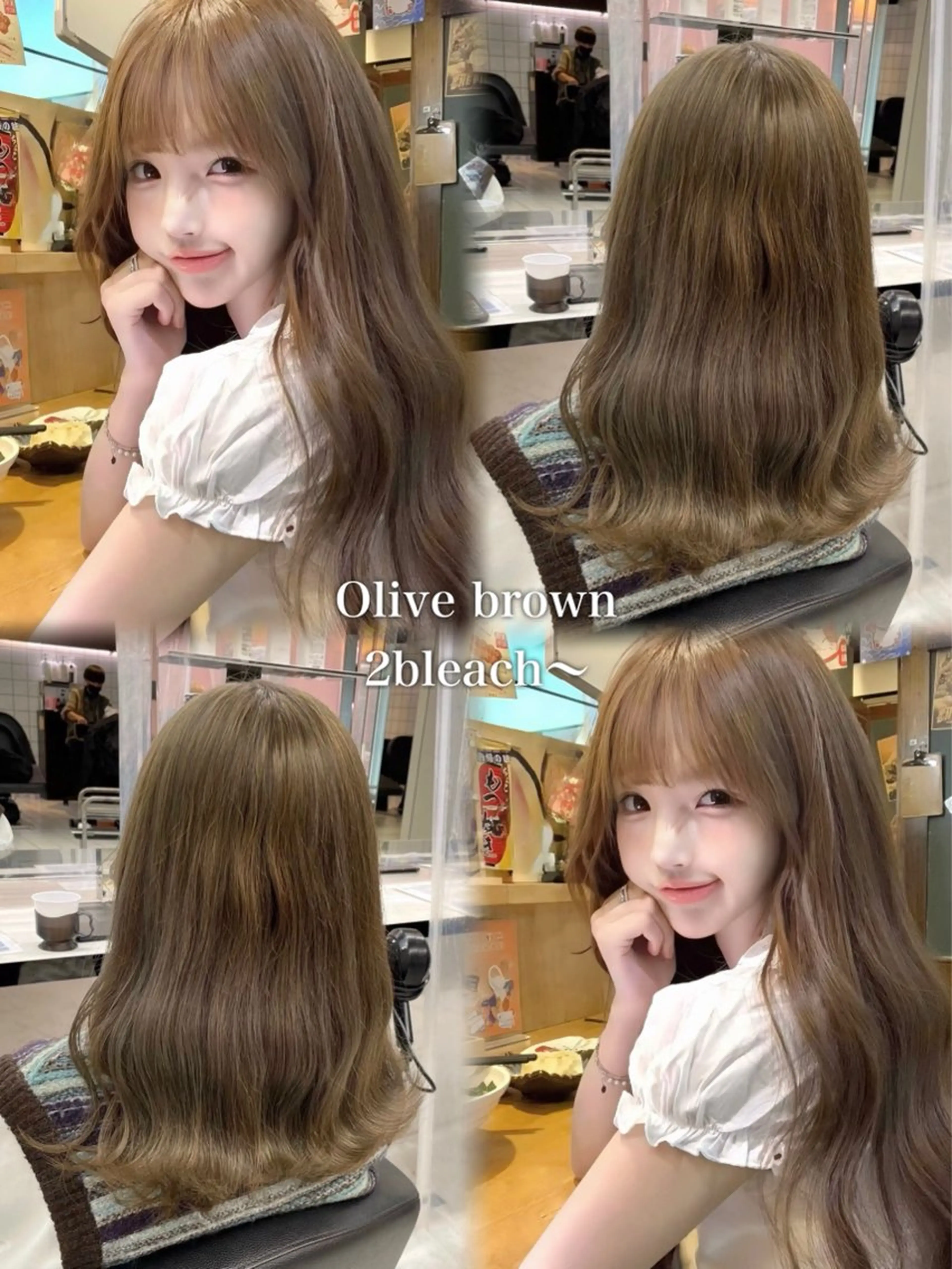 カラー ヘアアレンジ えびけん/色落ちまで 可愛い♥️のヘアスタイル