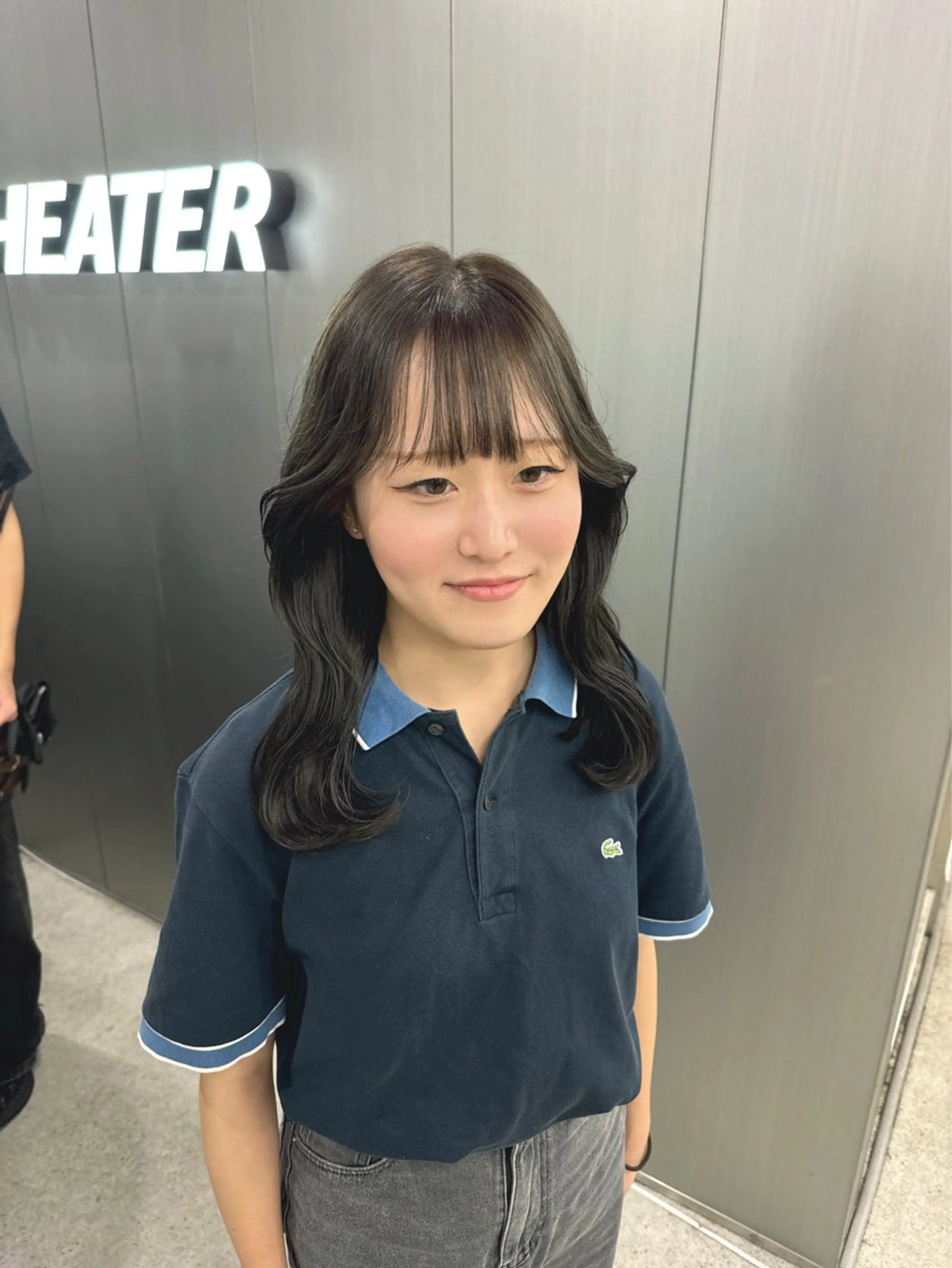 ロング カラー ヘアカラー 暗髪🩶ラベンダー/ ブルー/ユウナ🤍のヘアスタイル