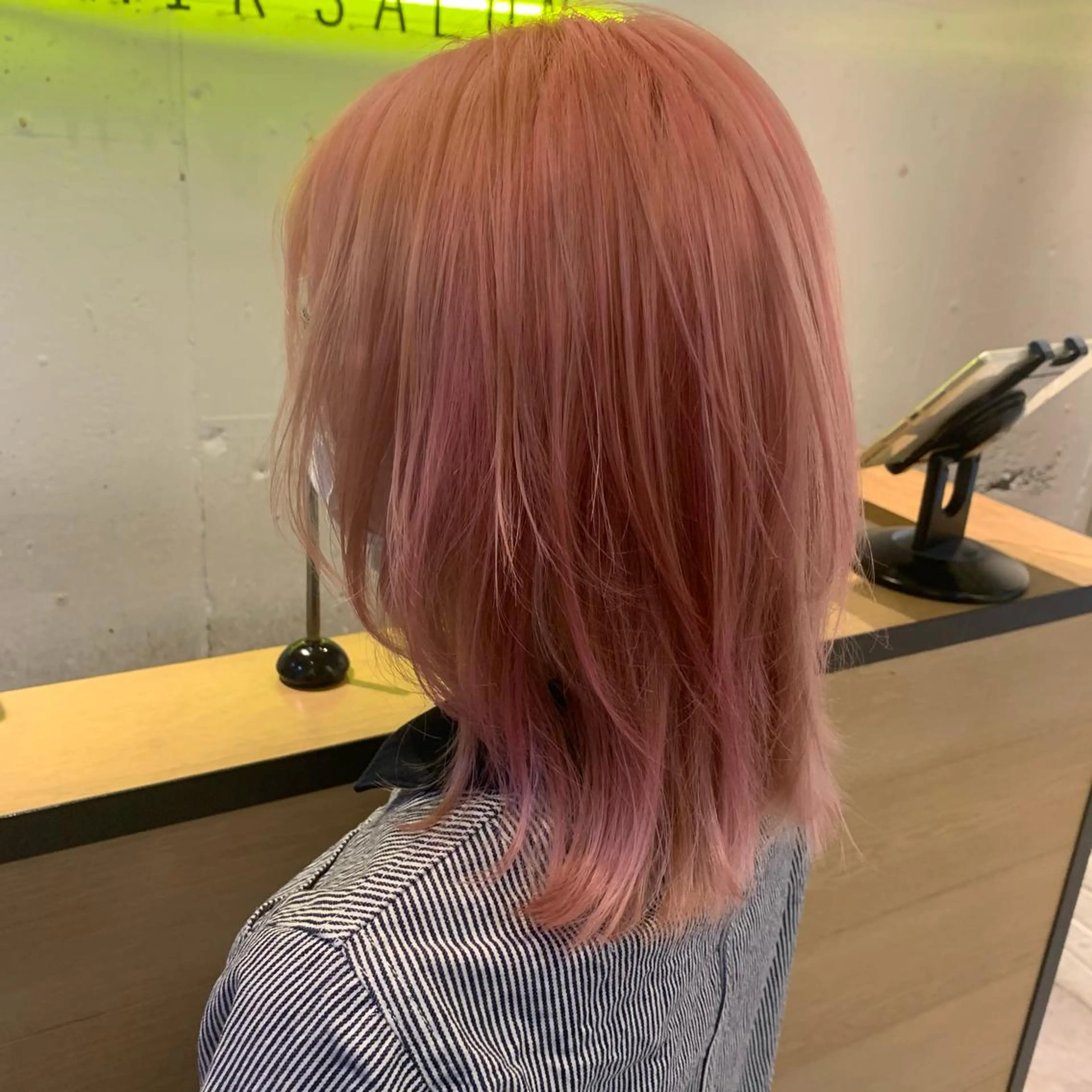 ミディアム カラー カット ヘアカラー トリートメント 🎈馬場佑馬/ スパイラルパーマ🎈のヘアスタイル