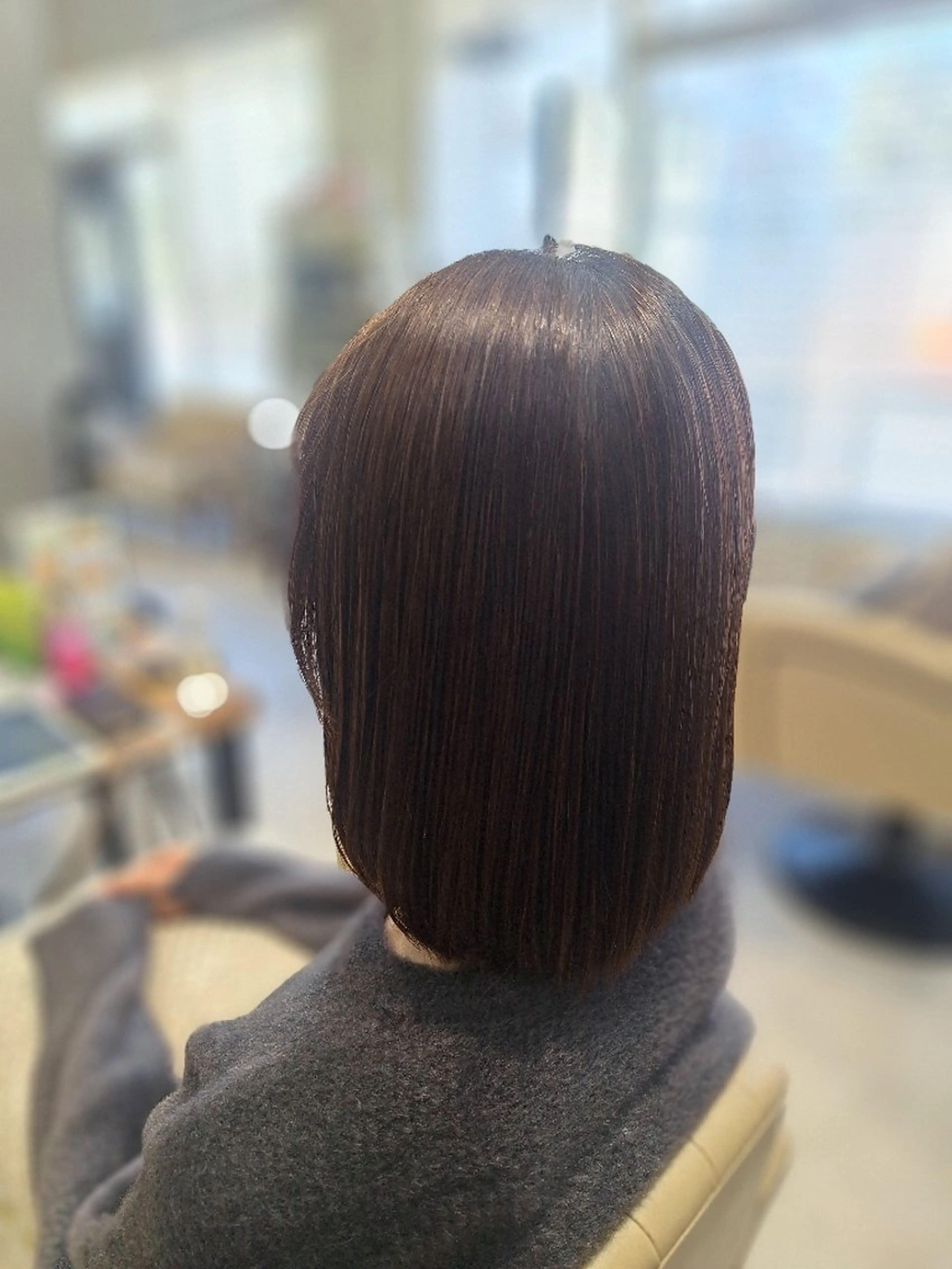 ショート カラー ボブ カット 北村 恵美のヘアスタイル