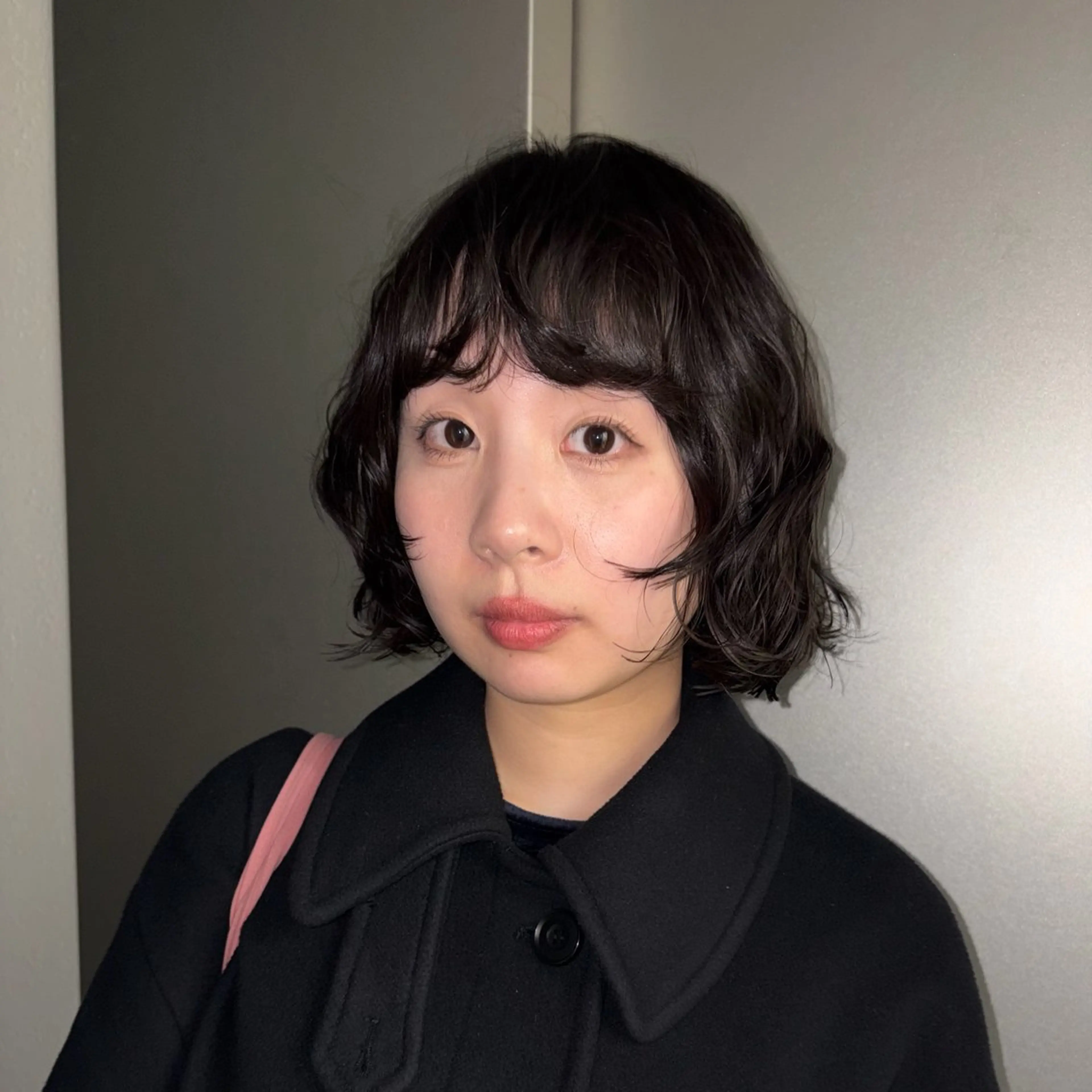 ショート パーマ カット パーマ トリートメント トレンドボブ /ミリヤのヘアスタイル