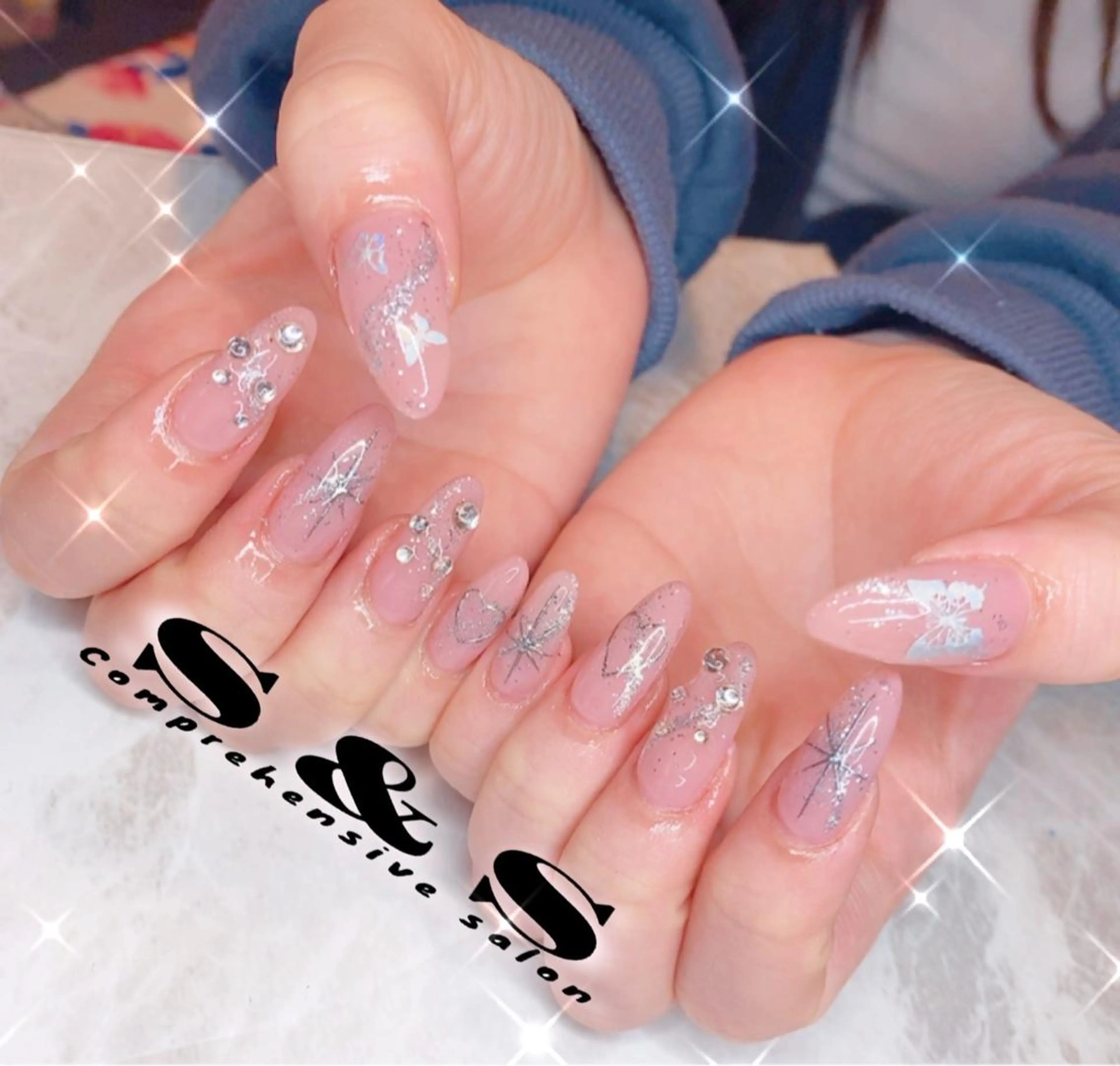 ネイル アートネイル 長さ出し メンズネイル 持ち込み スカルプネイル S&S 村田小百合のネイルデザイン