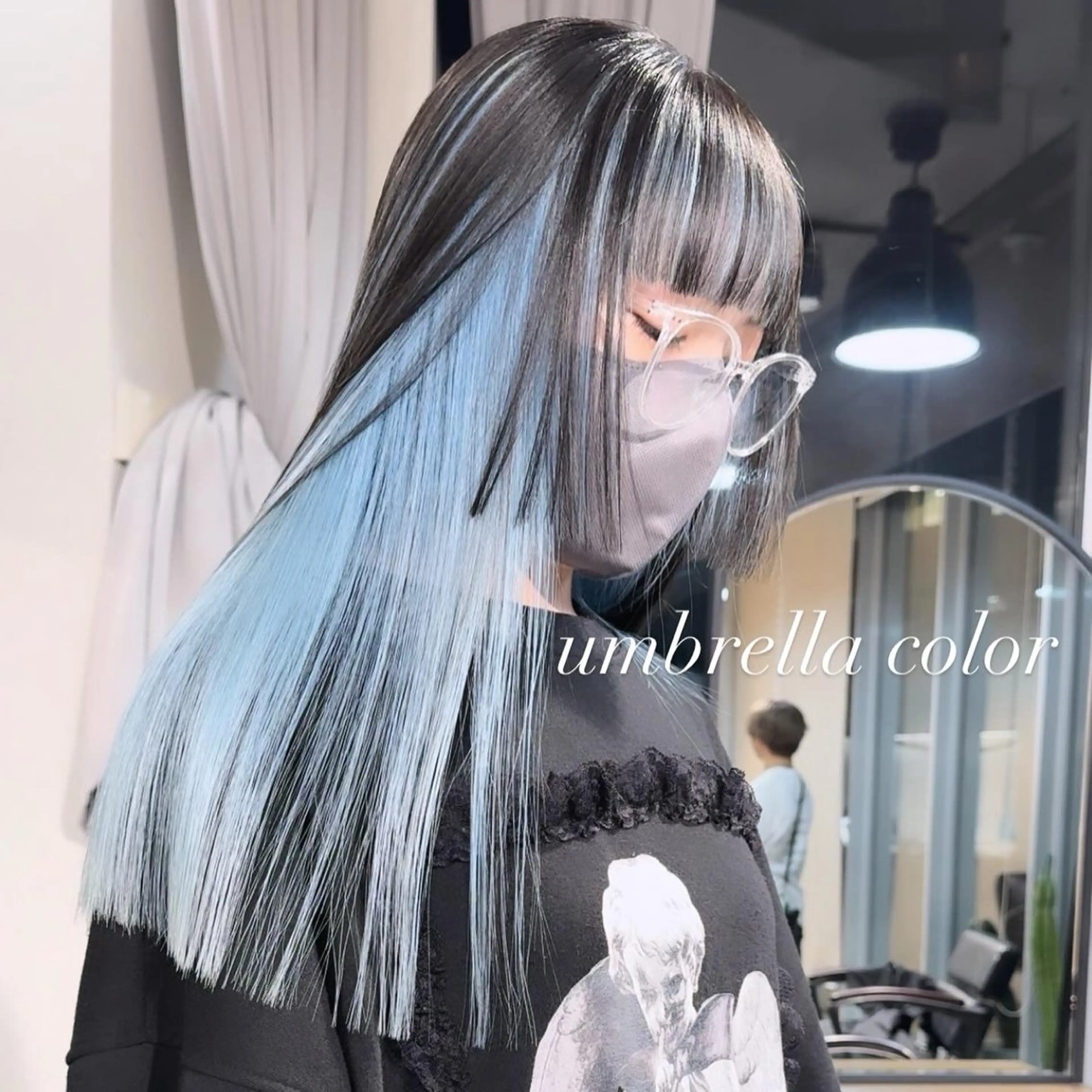 ロング カラー カット ヘアカラー トリートメント ヘアセット 💜ハイトーン💛 マジカルかいちゃんのヘアスタイル