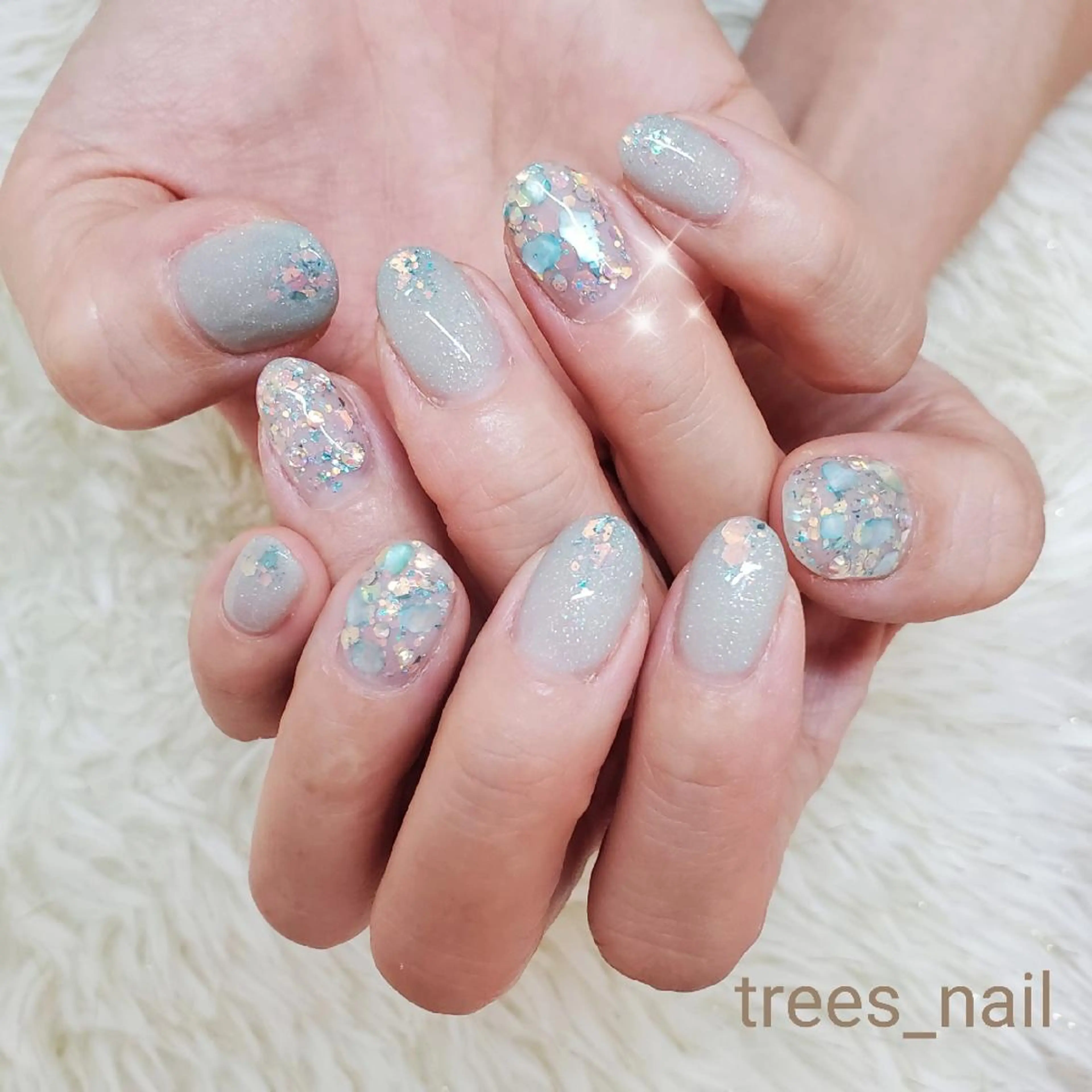 ネイル ハンドネイル フットネイル trees_ nailのネイルデザイン