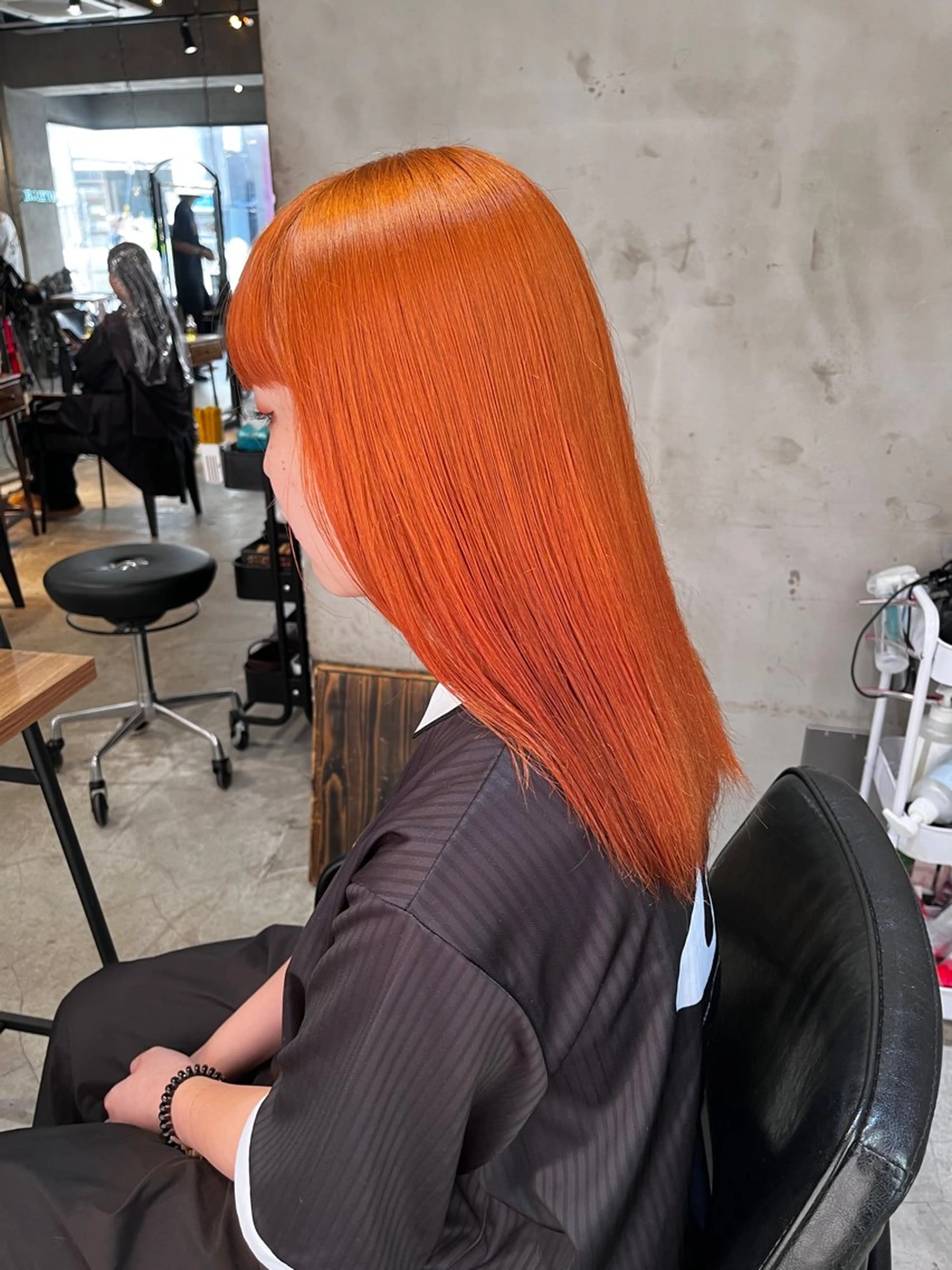 ミディアム カラー ヘアアレンジ 🫧艶髪矯正 髪質改善🫧 大介のヘアスタイル